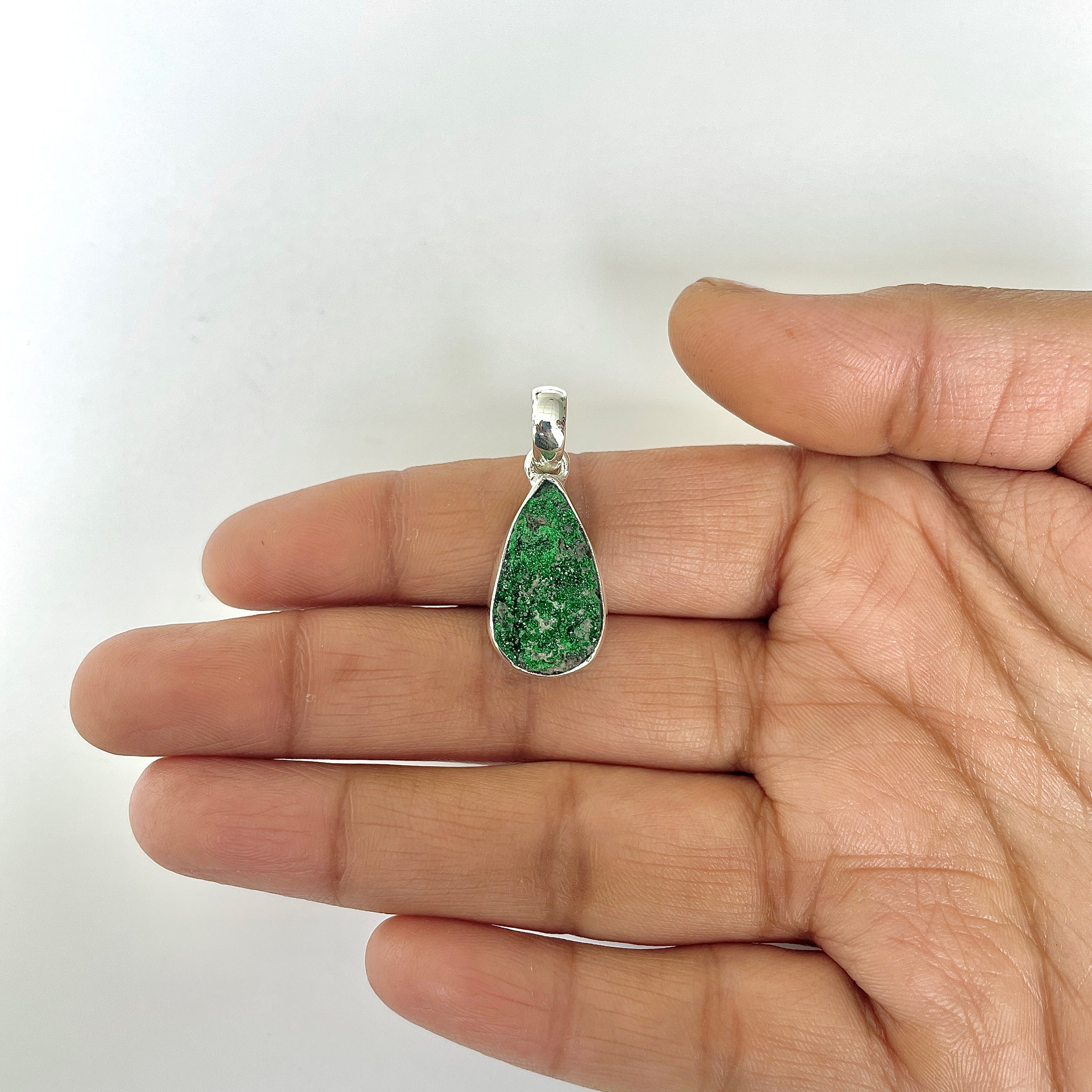 Uvarovite Pendant-(UVR-1-77)
