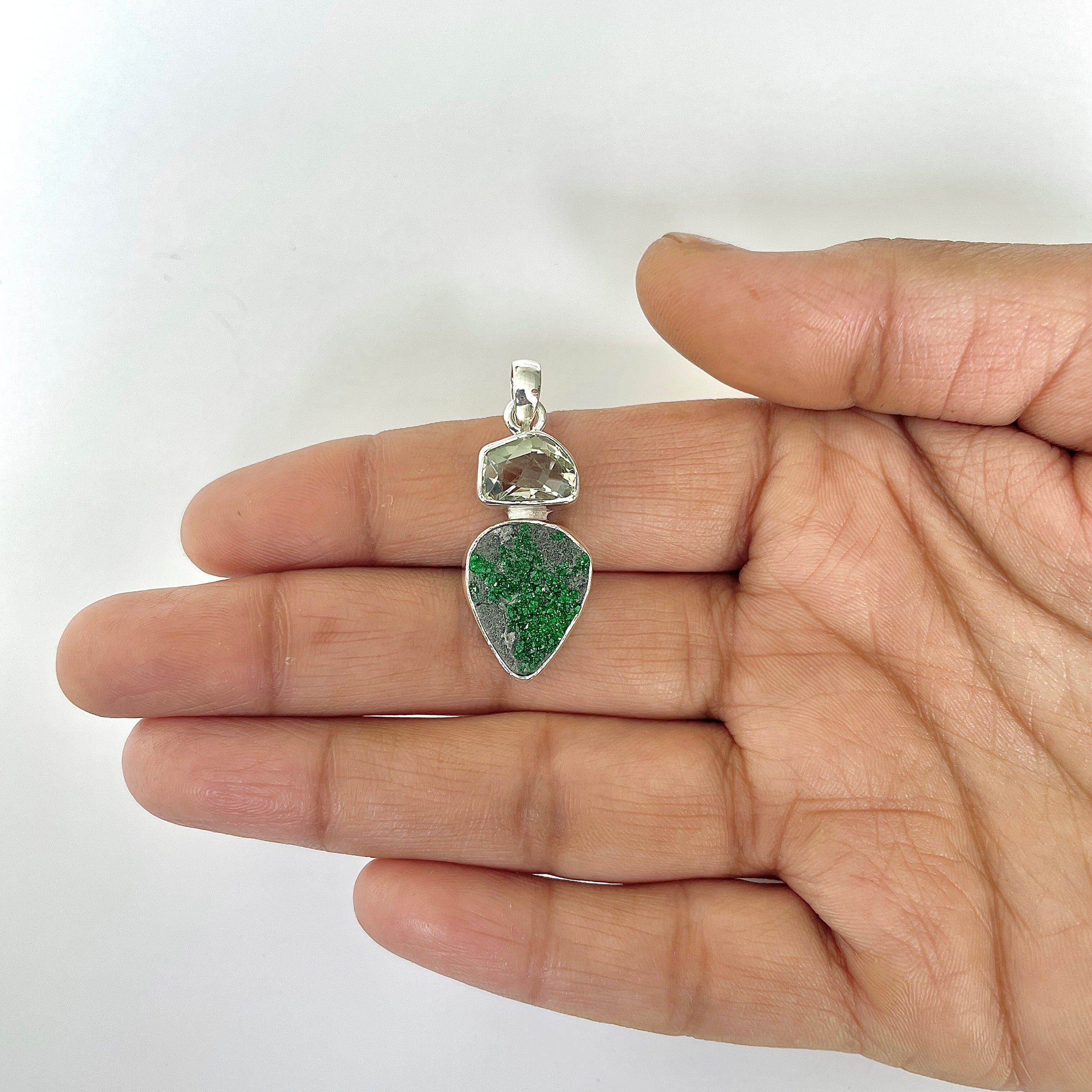 Uvarovite Pendant-(UVR-1-78)