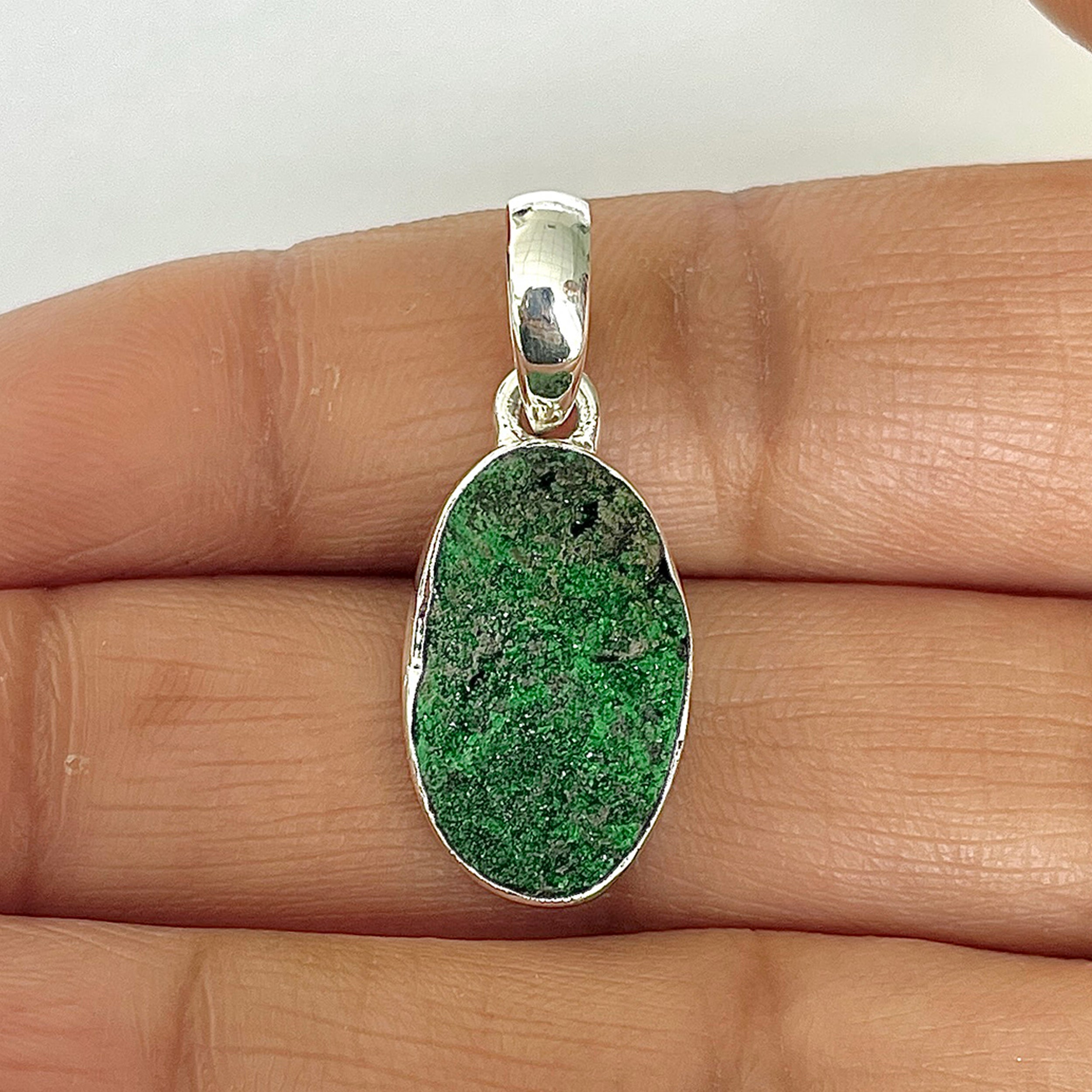 Uvarovite Pendant-(UVR-1-85)