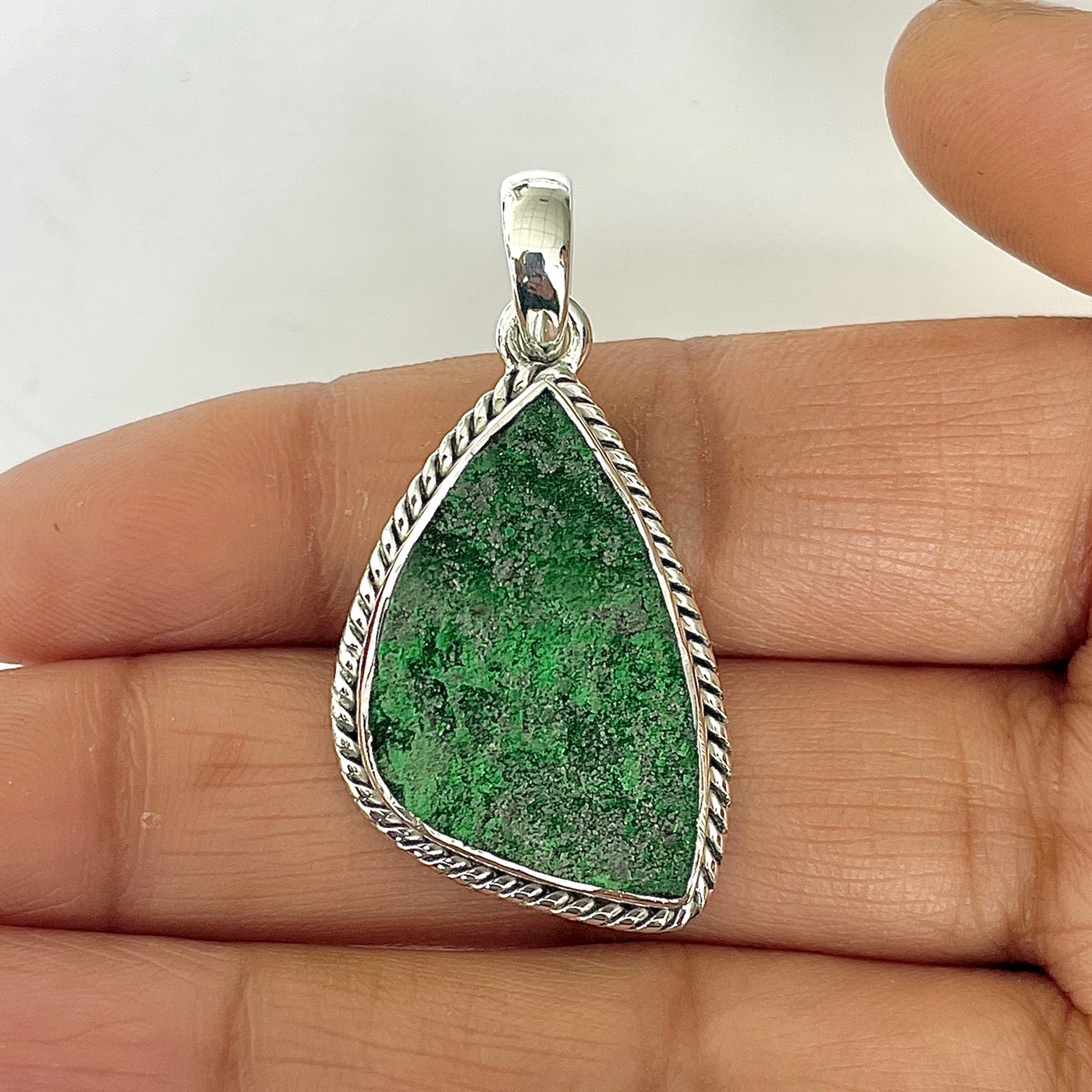 Uvarovite Pendant-(UVR-1-86)