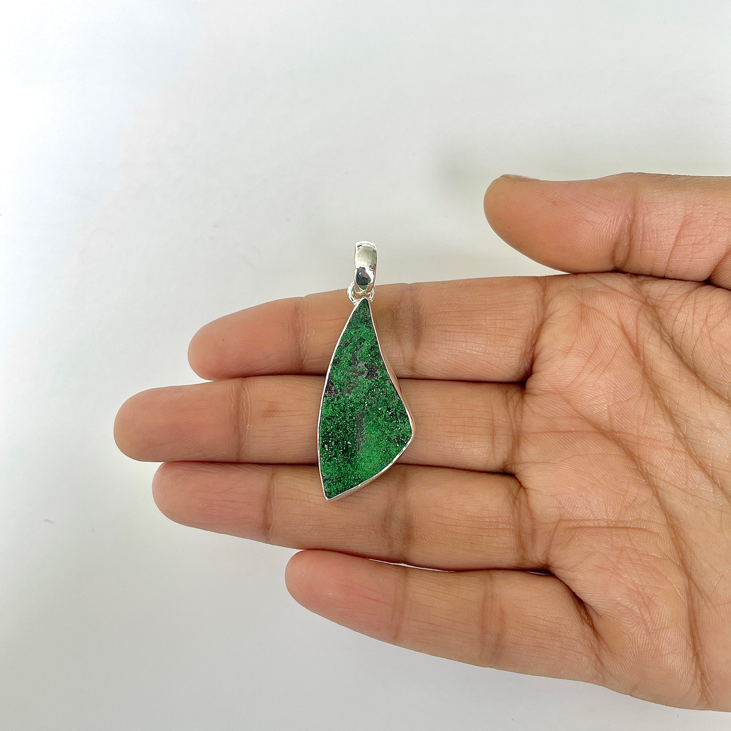 Uvarovite Pendant-(UVR-1-87)