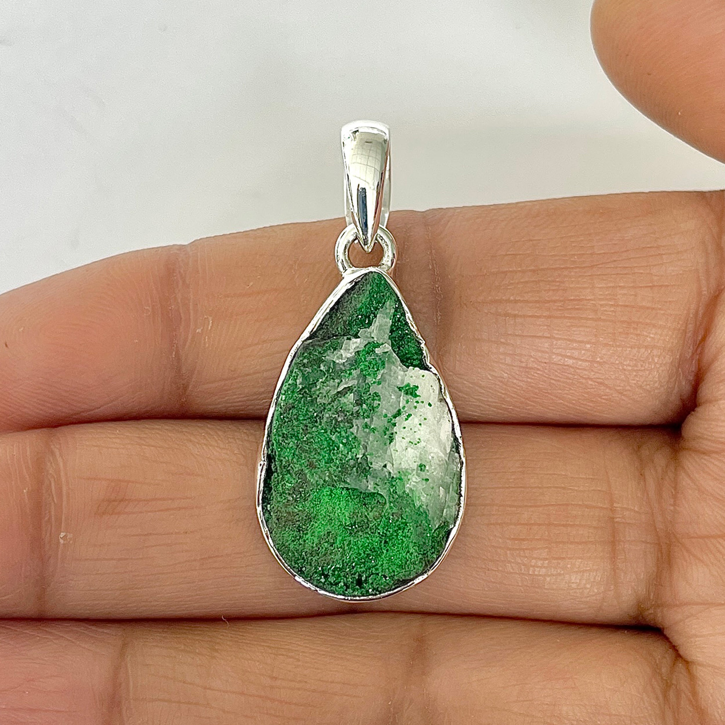 Uvarovite Pendant-(UVR-1-88)