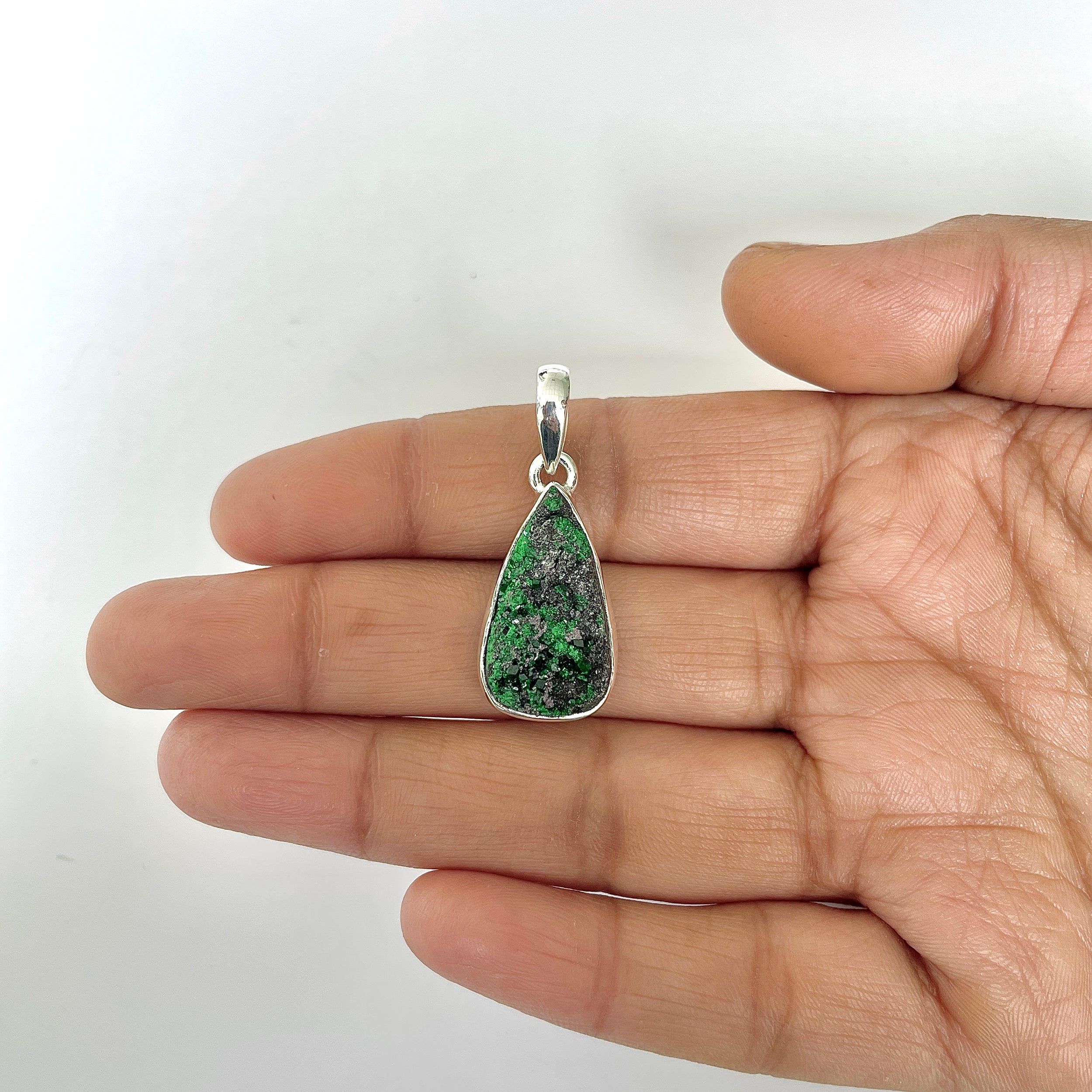 Uvarovite Pendant-(UVR-1-93)