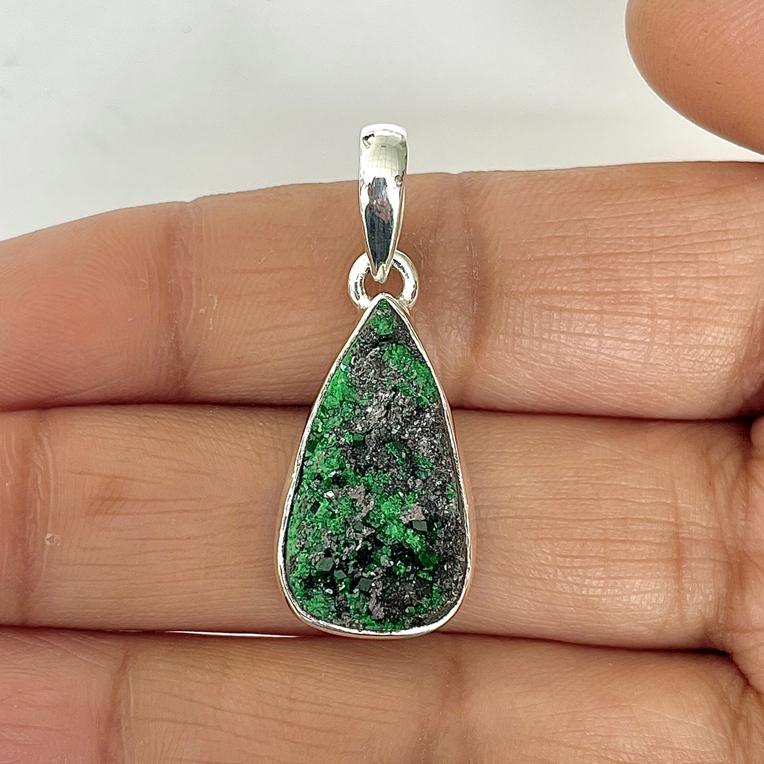 Uvarovite Pendant-(UVR-1-93)