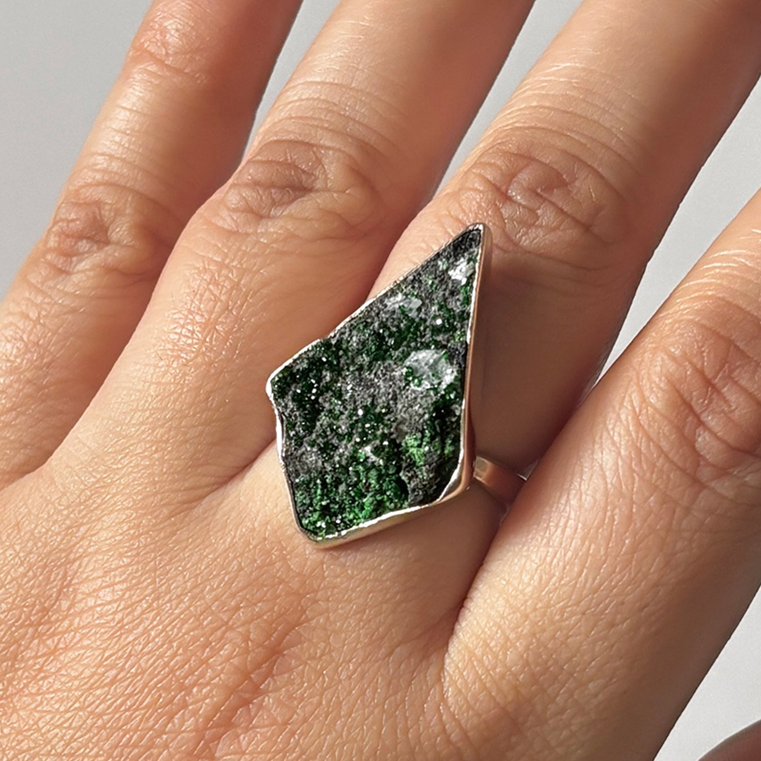 Uvarovite Ring-(UVR-2-11)