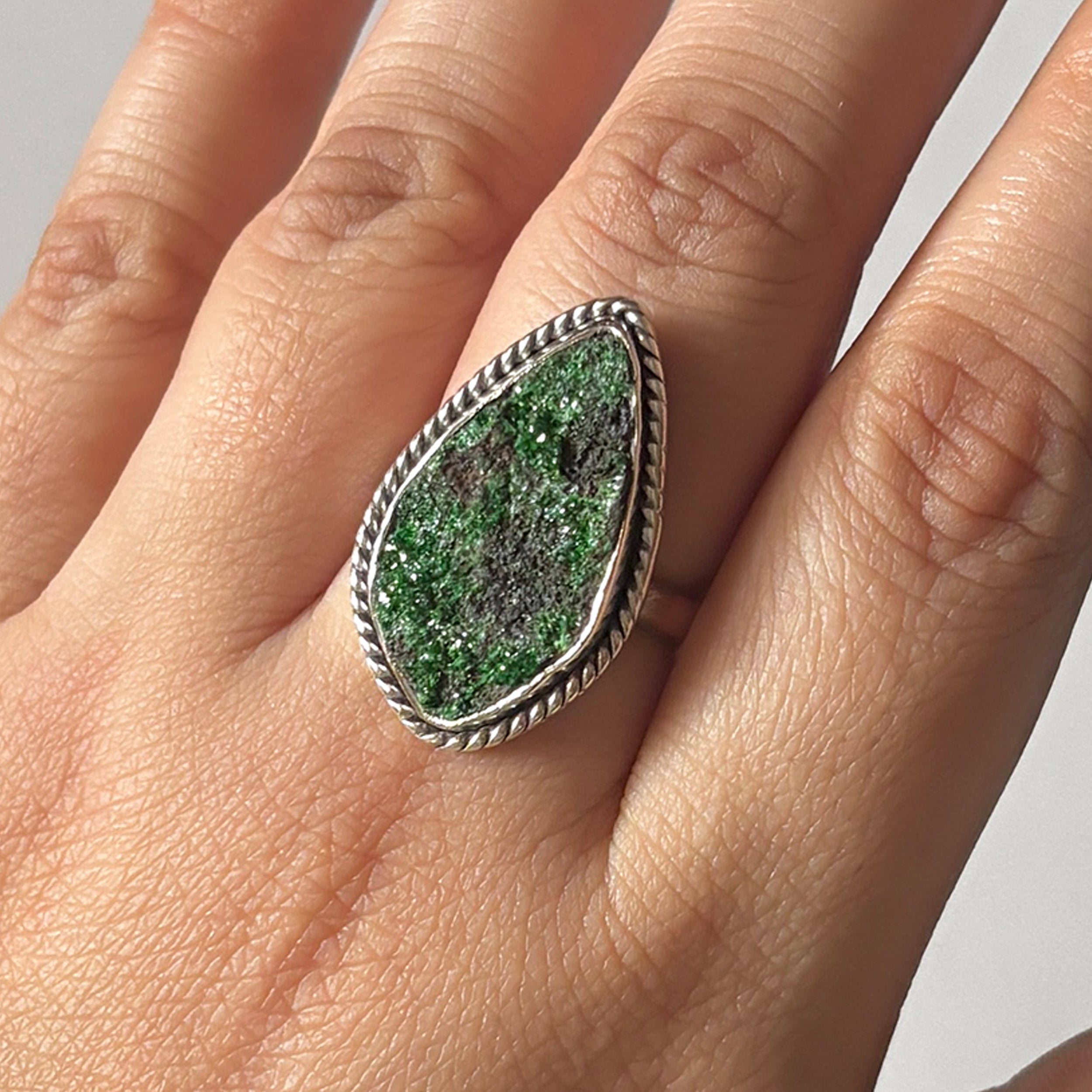 Uvarovite Ring-(UVR-2-12)