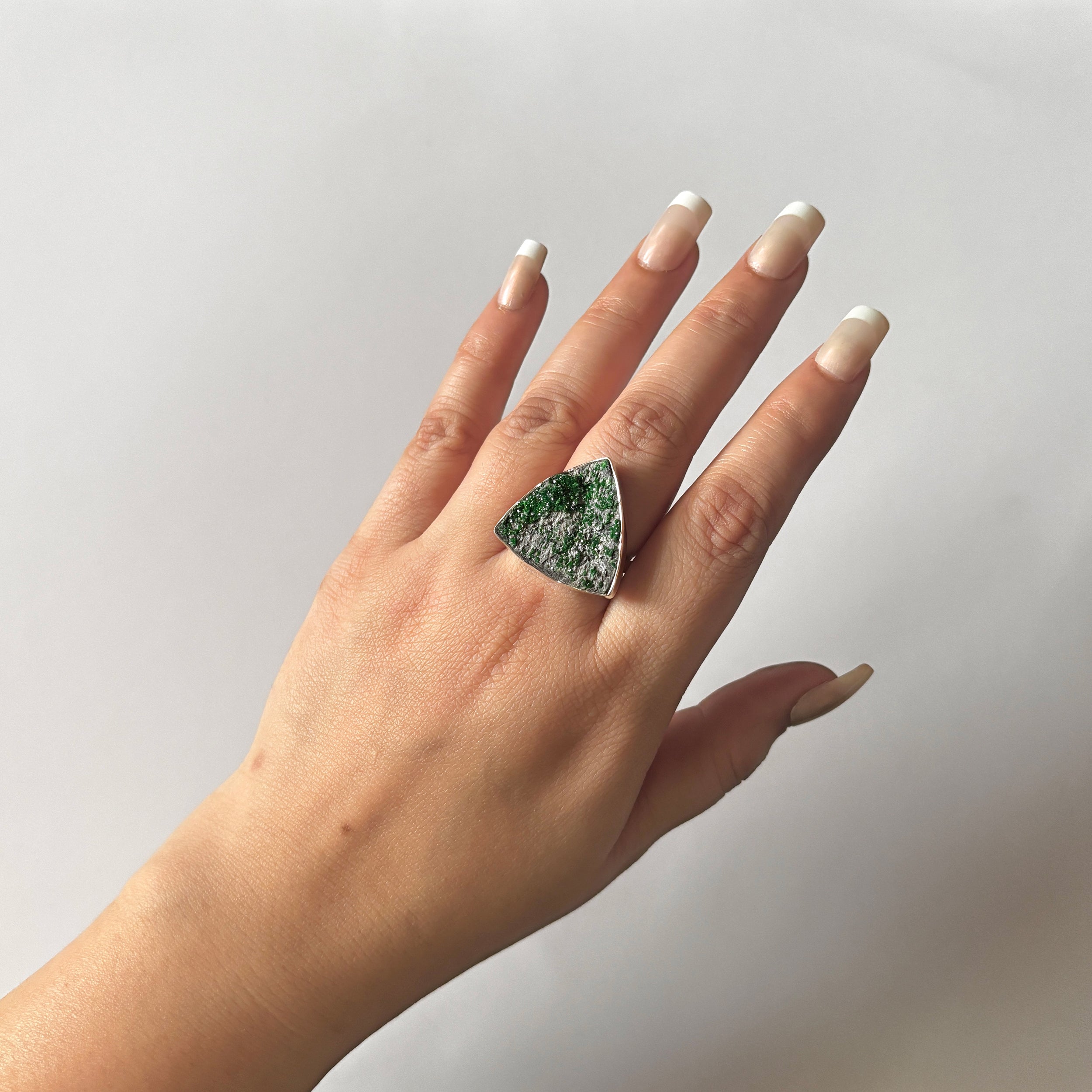 Uvarovite Ring-(UVR-2-18)