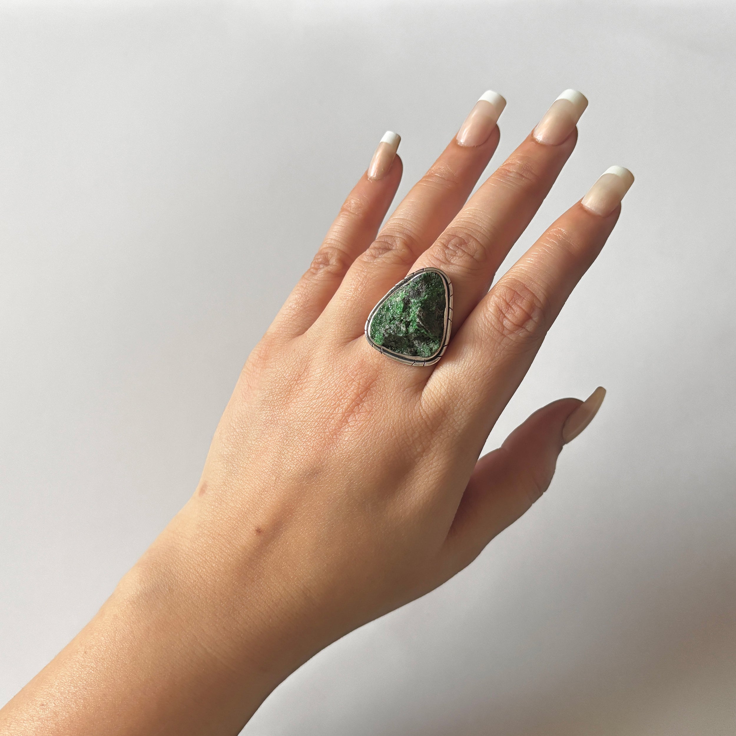 Uvarovite Ring-(UVR-2-20)
