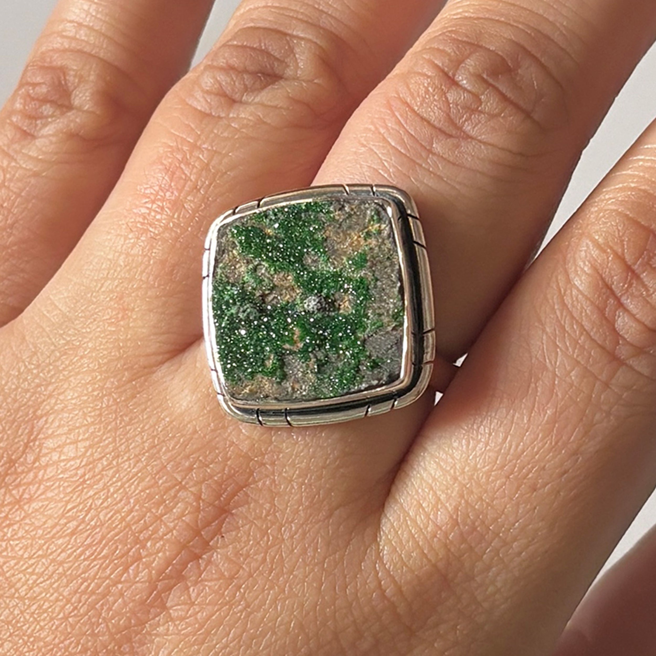 Uvarovite Ring-(UVR-2-23)