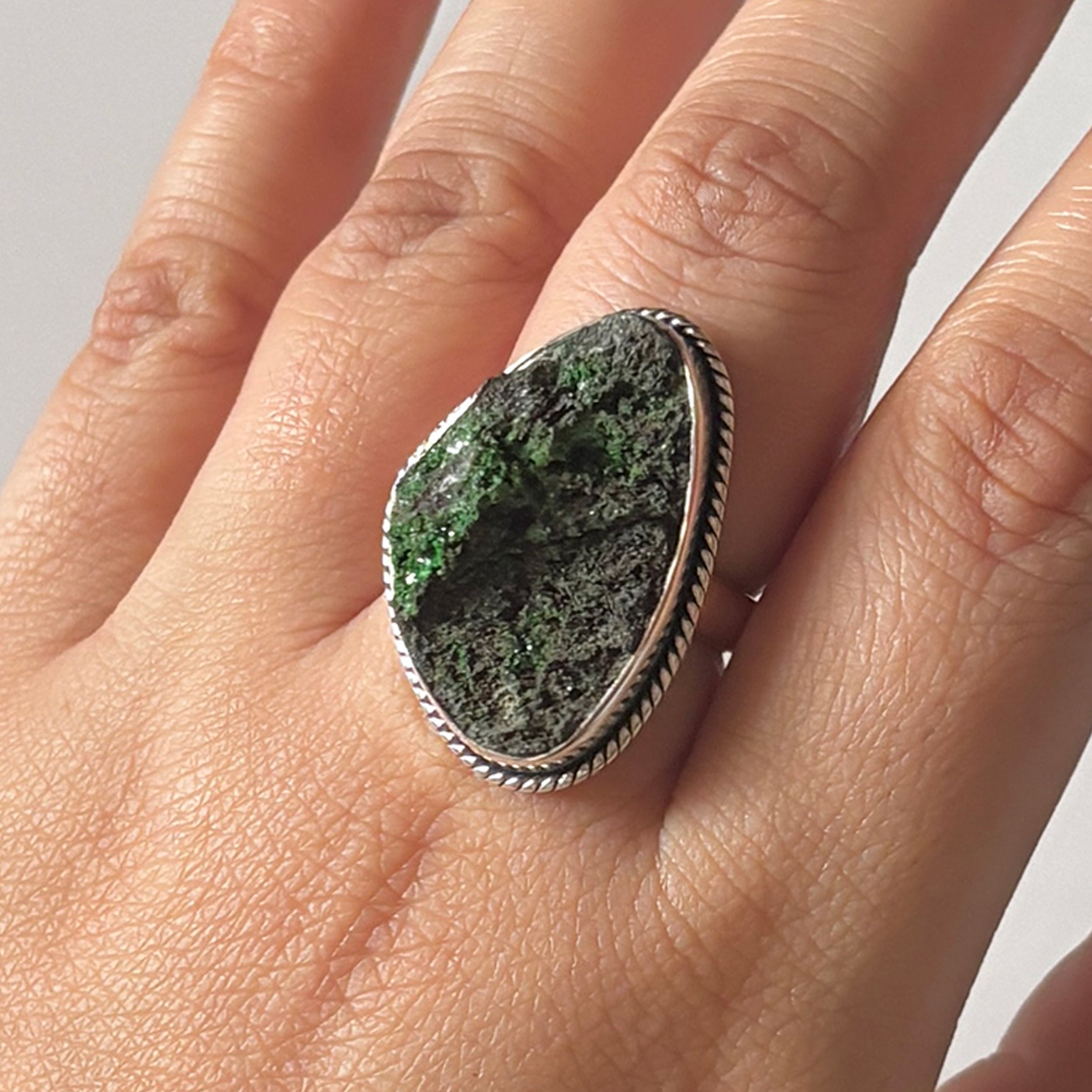 Uvarovite Ring-(UVR-2-24)