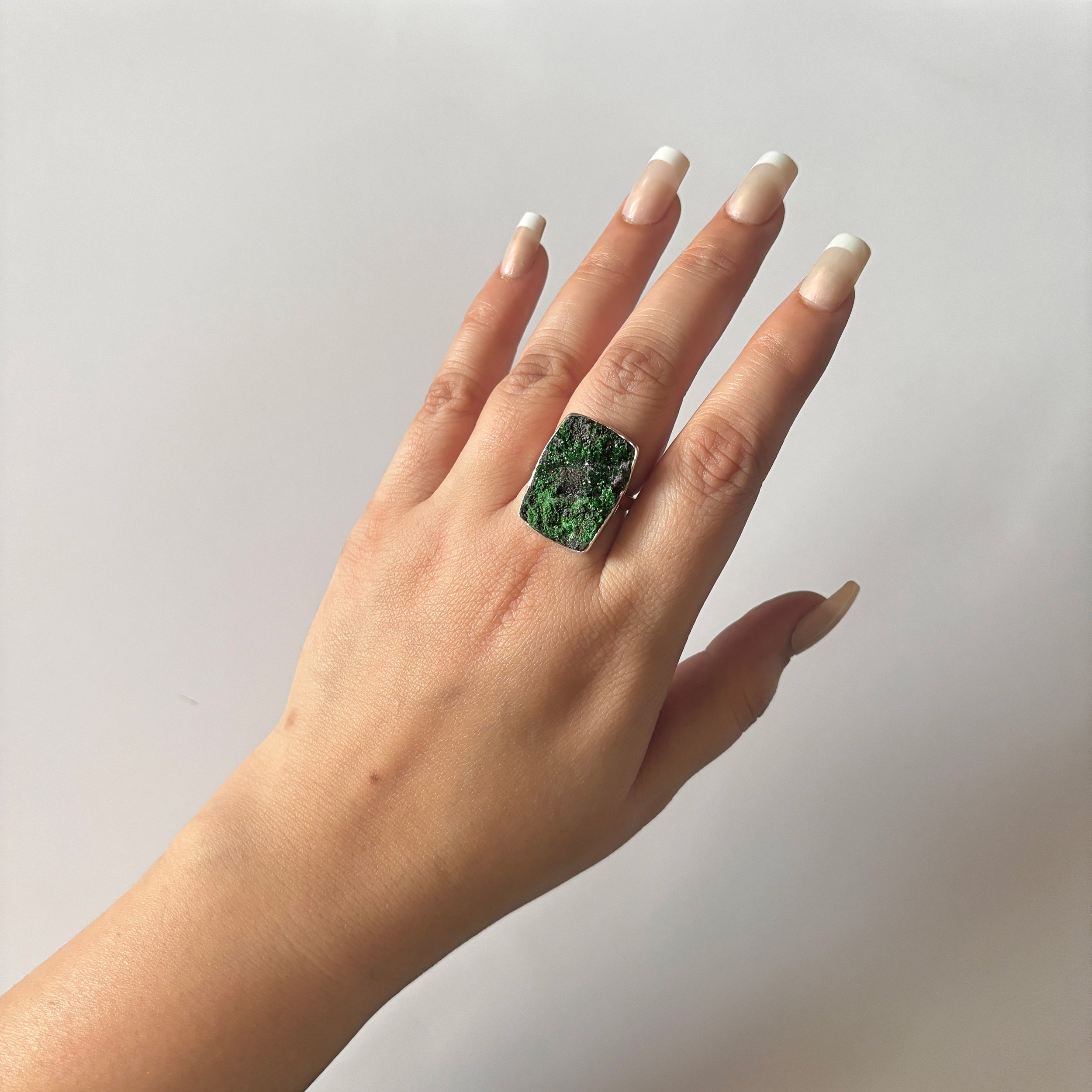 Uvarovite Ring-(UVR-2-25)