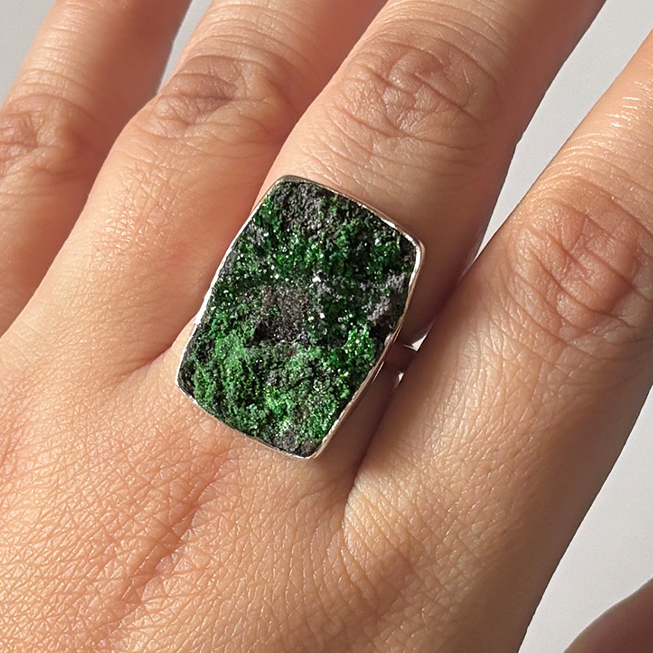 Uvarovite Ring-(UVR-2-25)