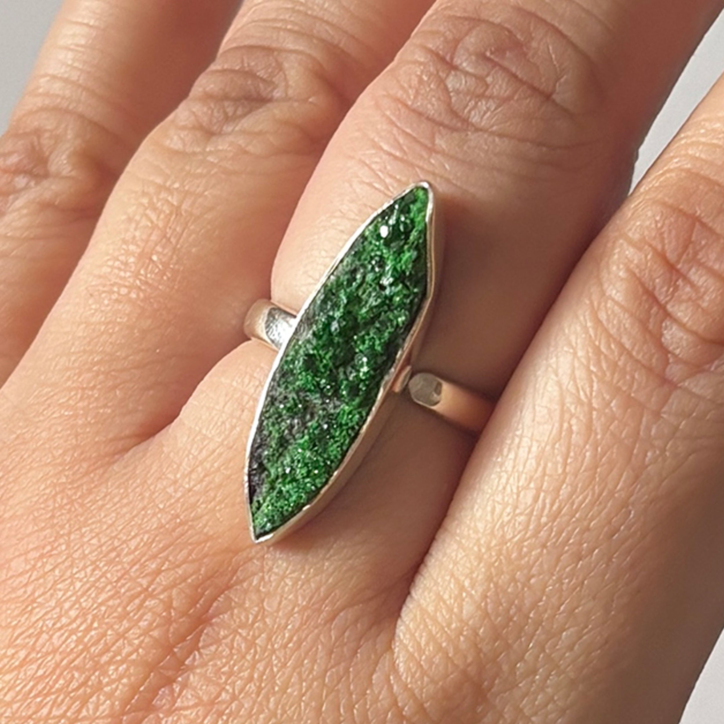 Uvarovite Ring-(UVR-2-35)