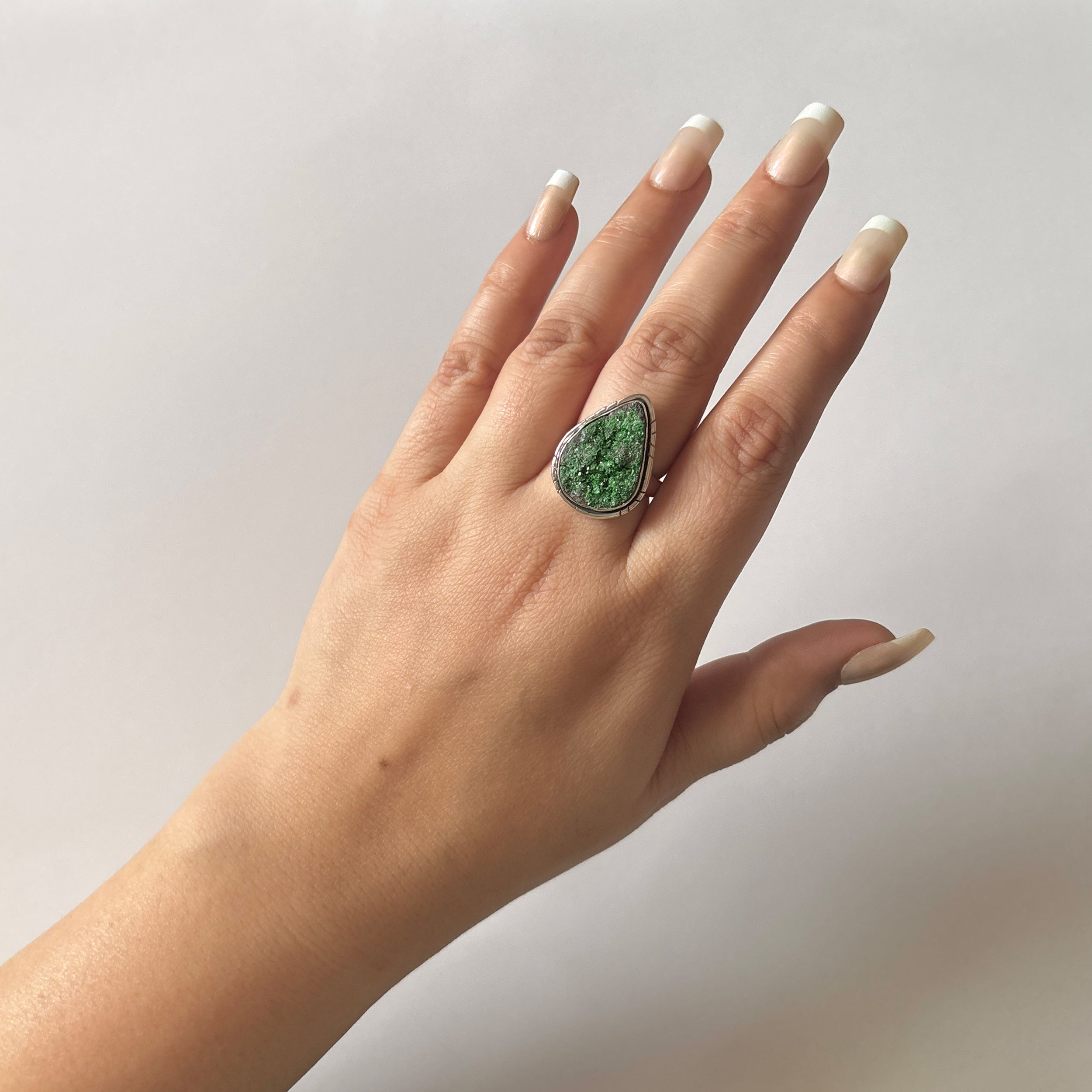 Uvarovite Ring-(UVR-2-4)
