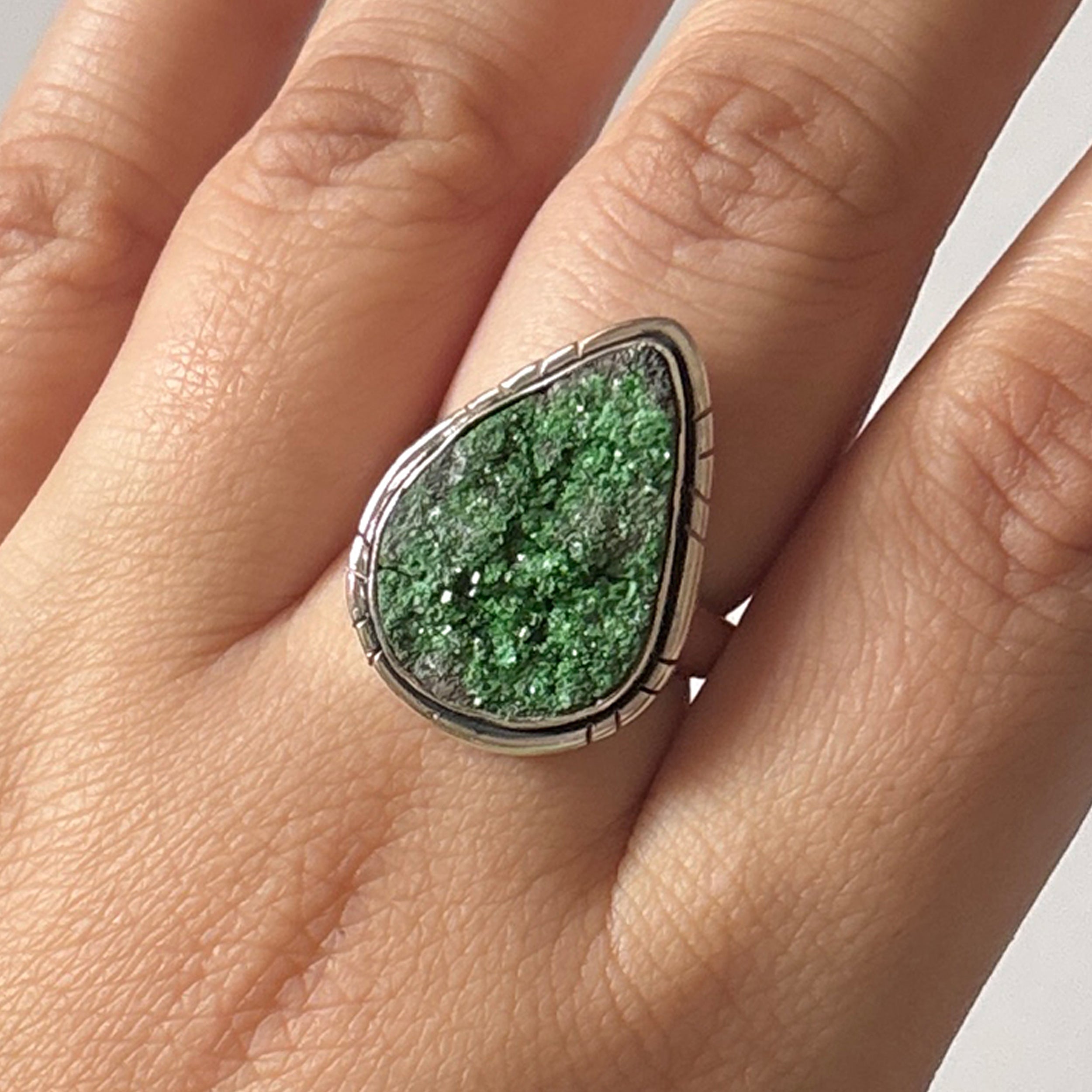 Uvarovite Ring-(UVR-2-4)