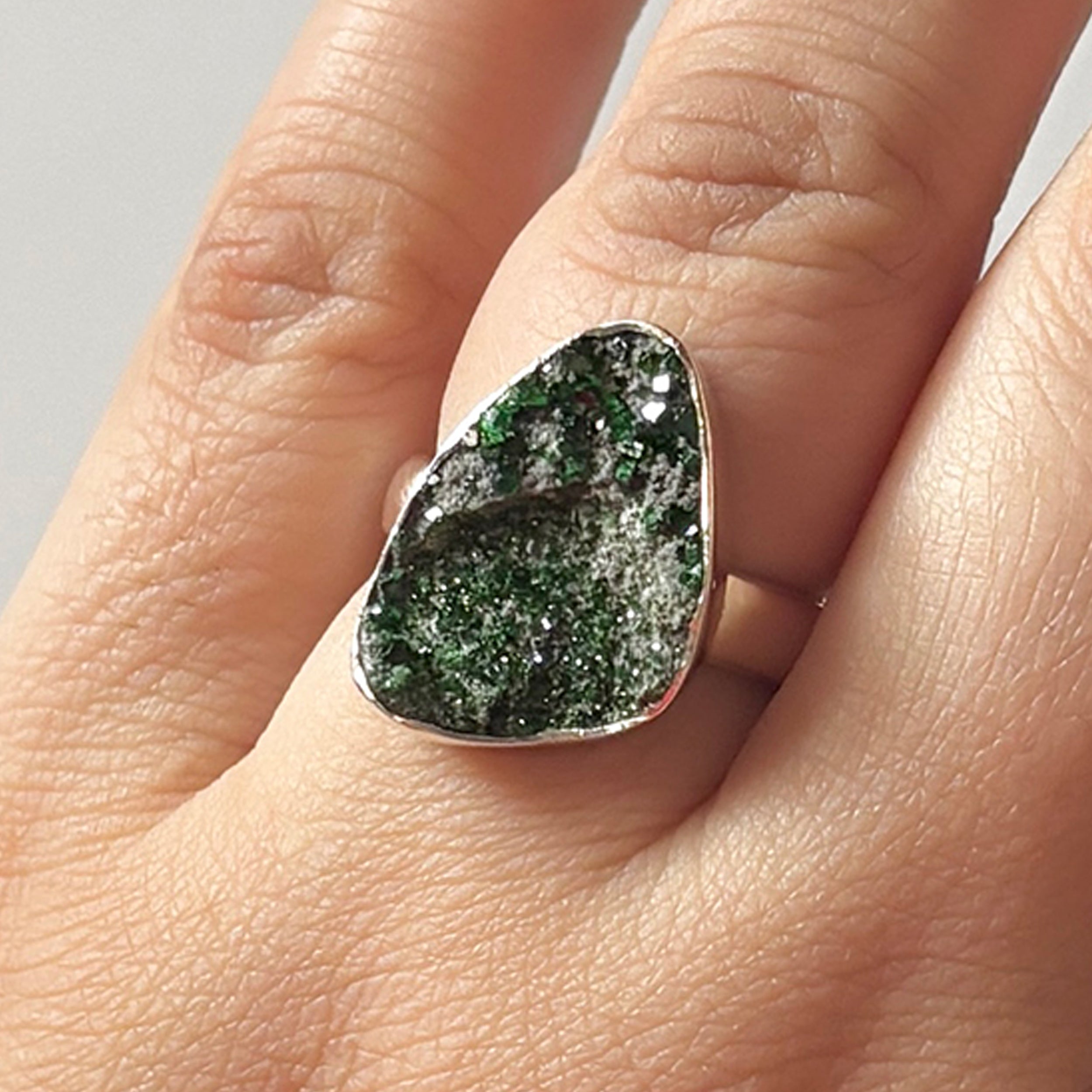 Uvarovite Ring-(UVR-2-62)