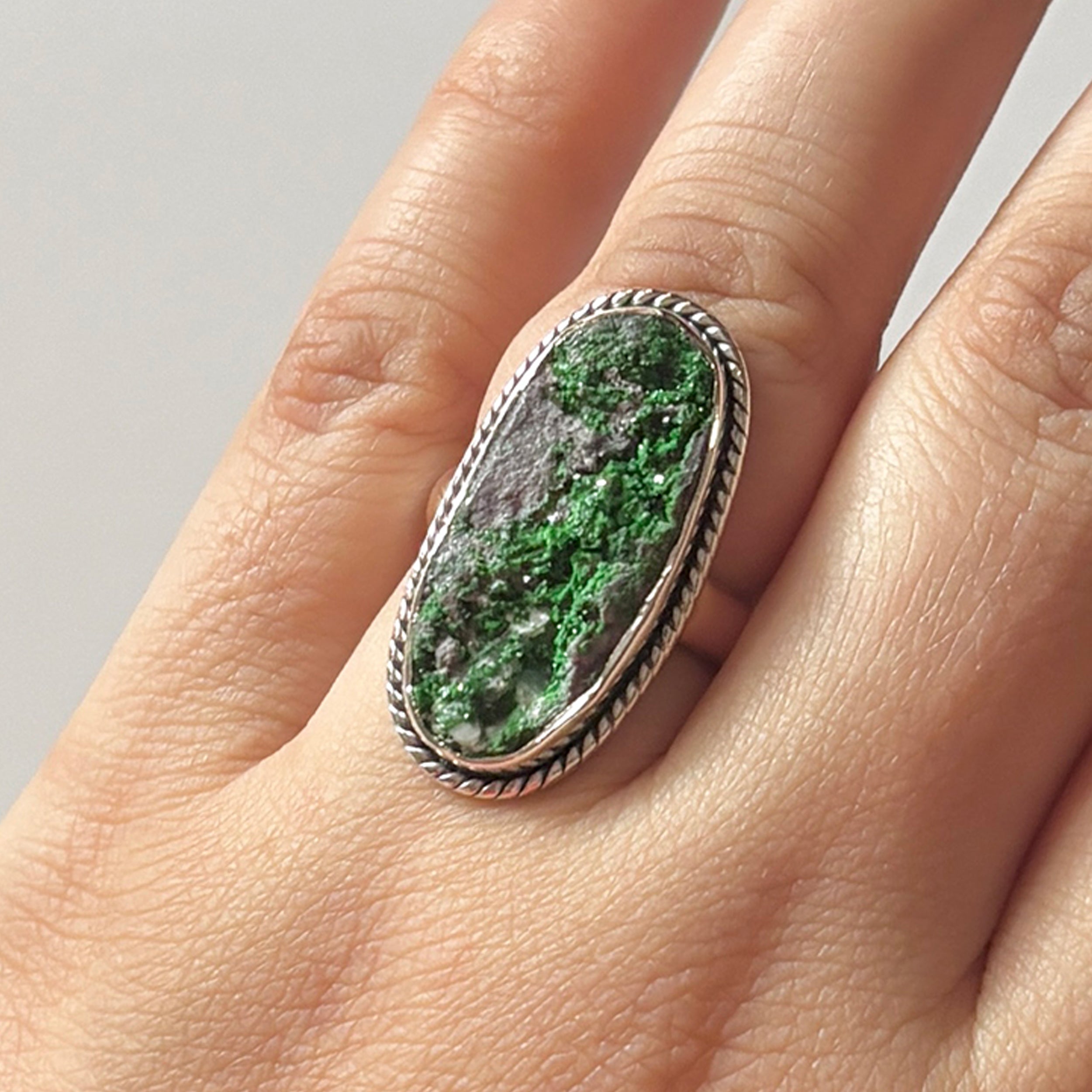 Uvarovite Ring-(UVR-2-67)