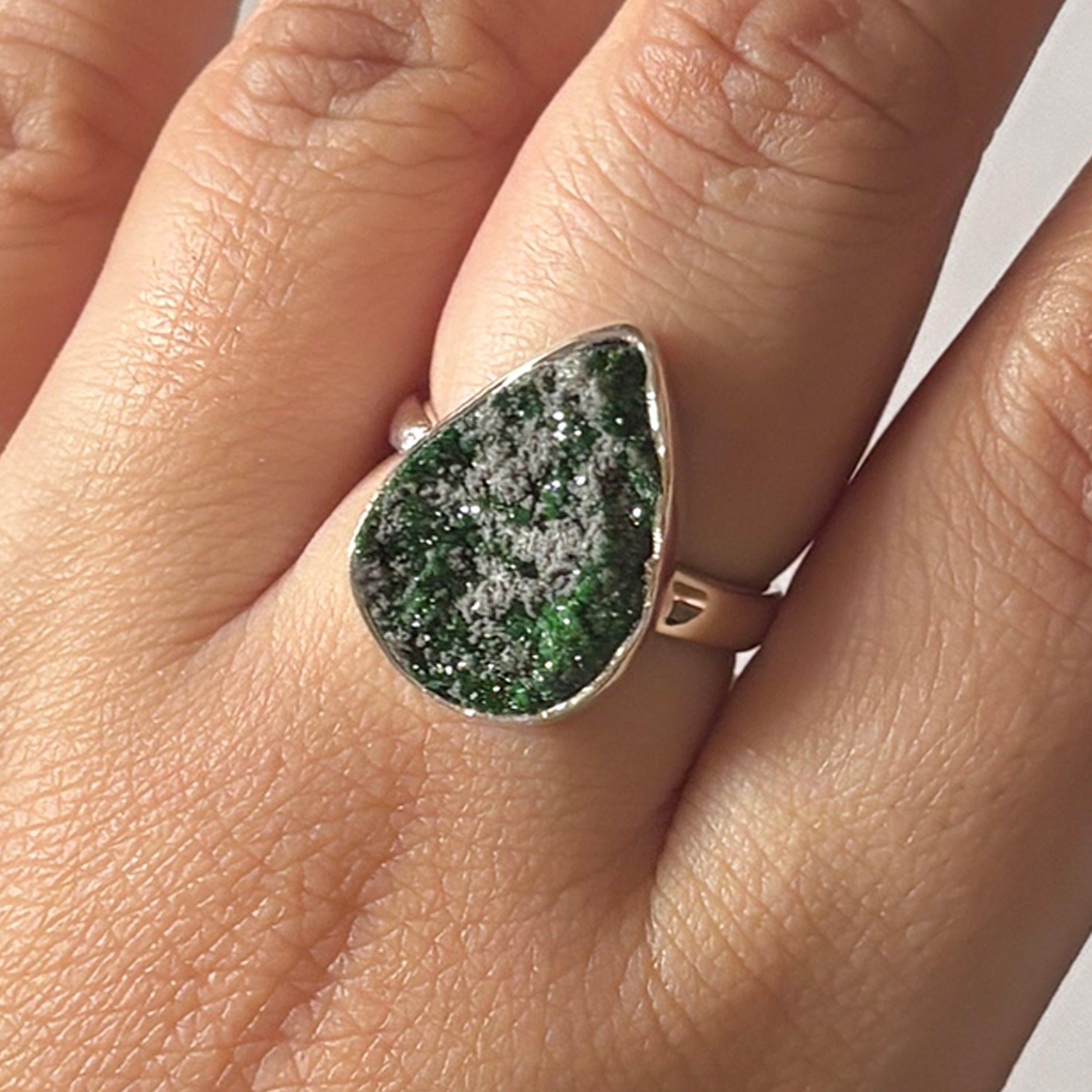 Uvarovite Ring-(UVR-2-7)