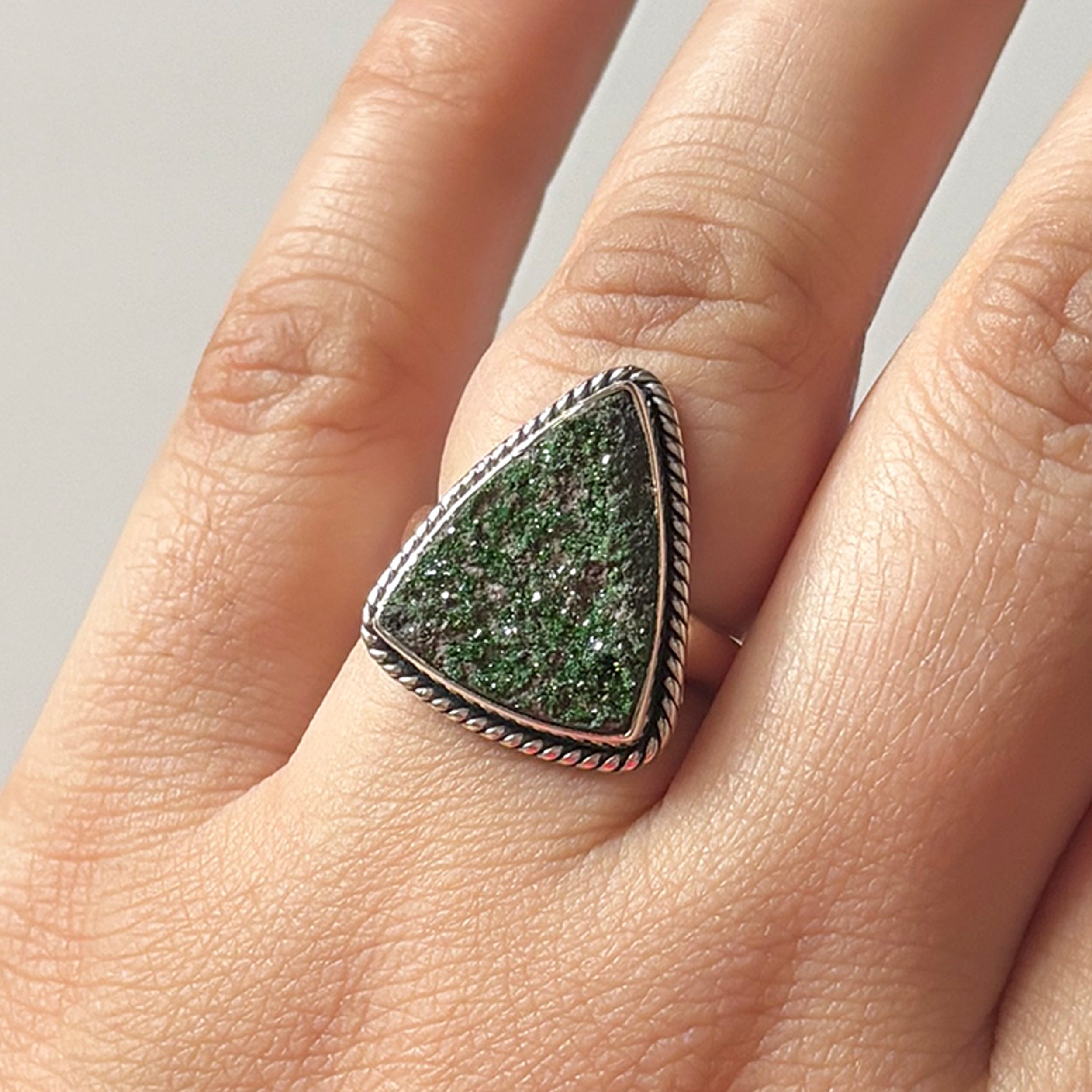 Uvarovite Ring-(UVR-2-73)