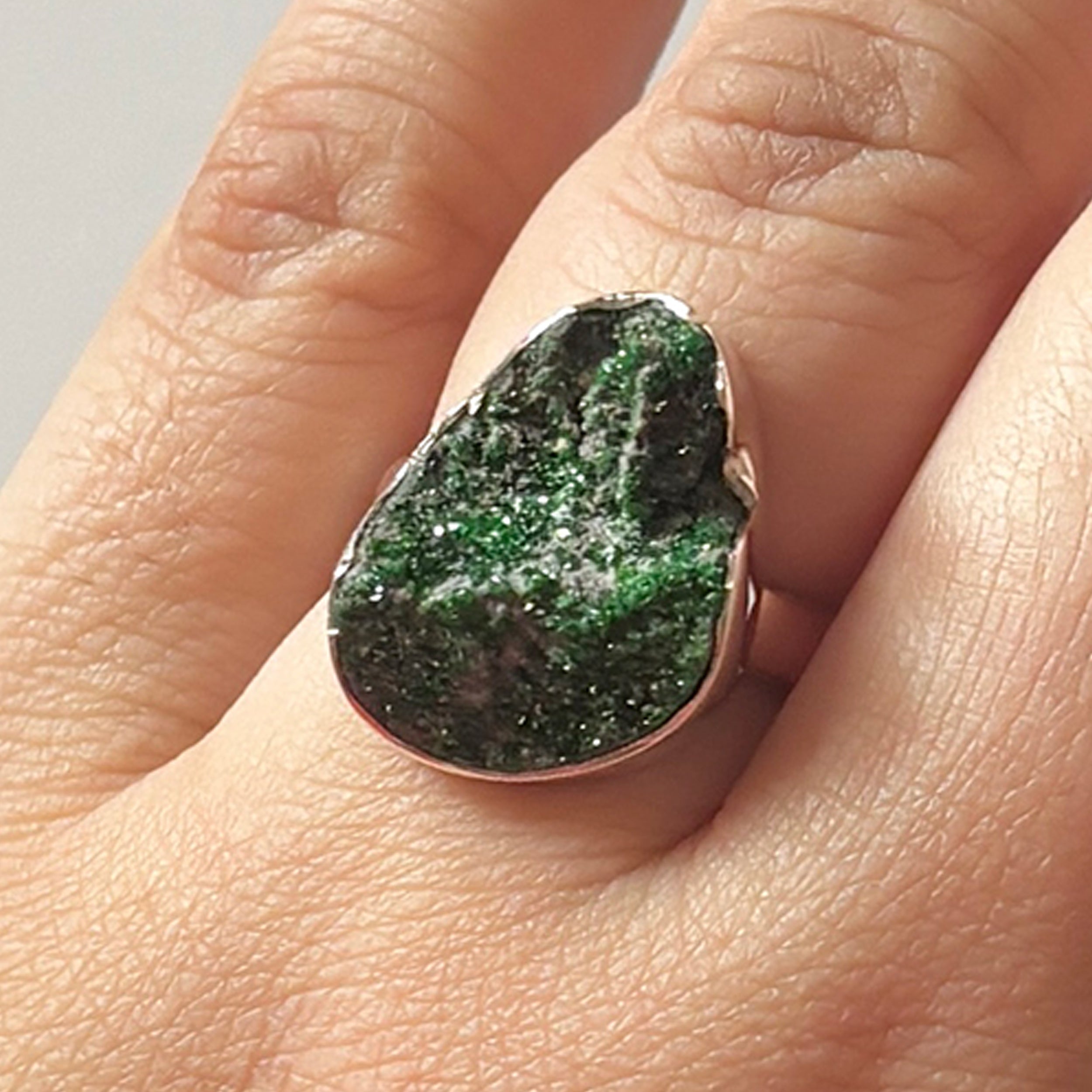 Uvarovite Ring-(UVR-2-75)