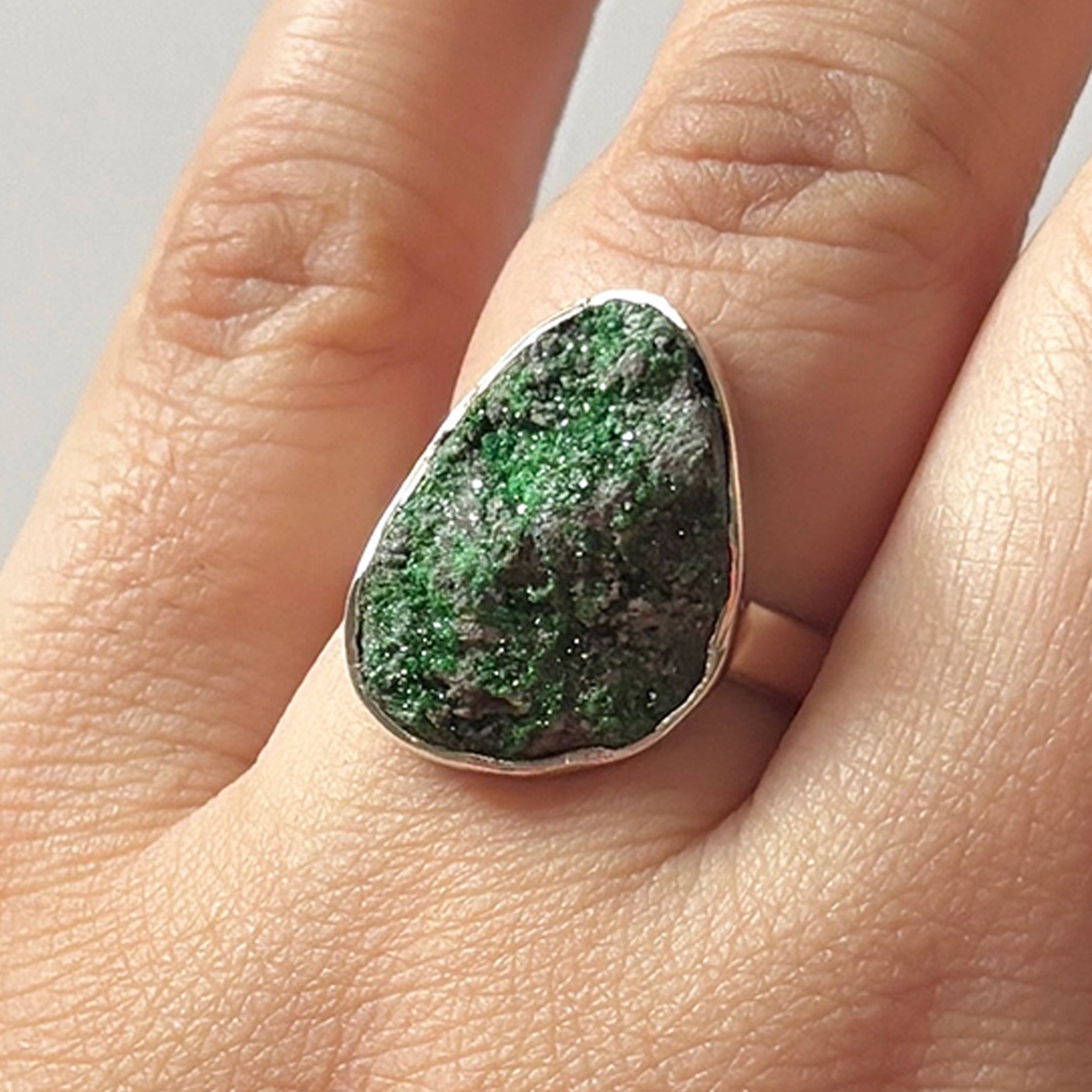 Uvarovite Ring-(UVR-2-78)
