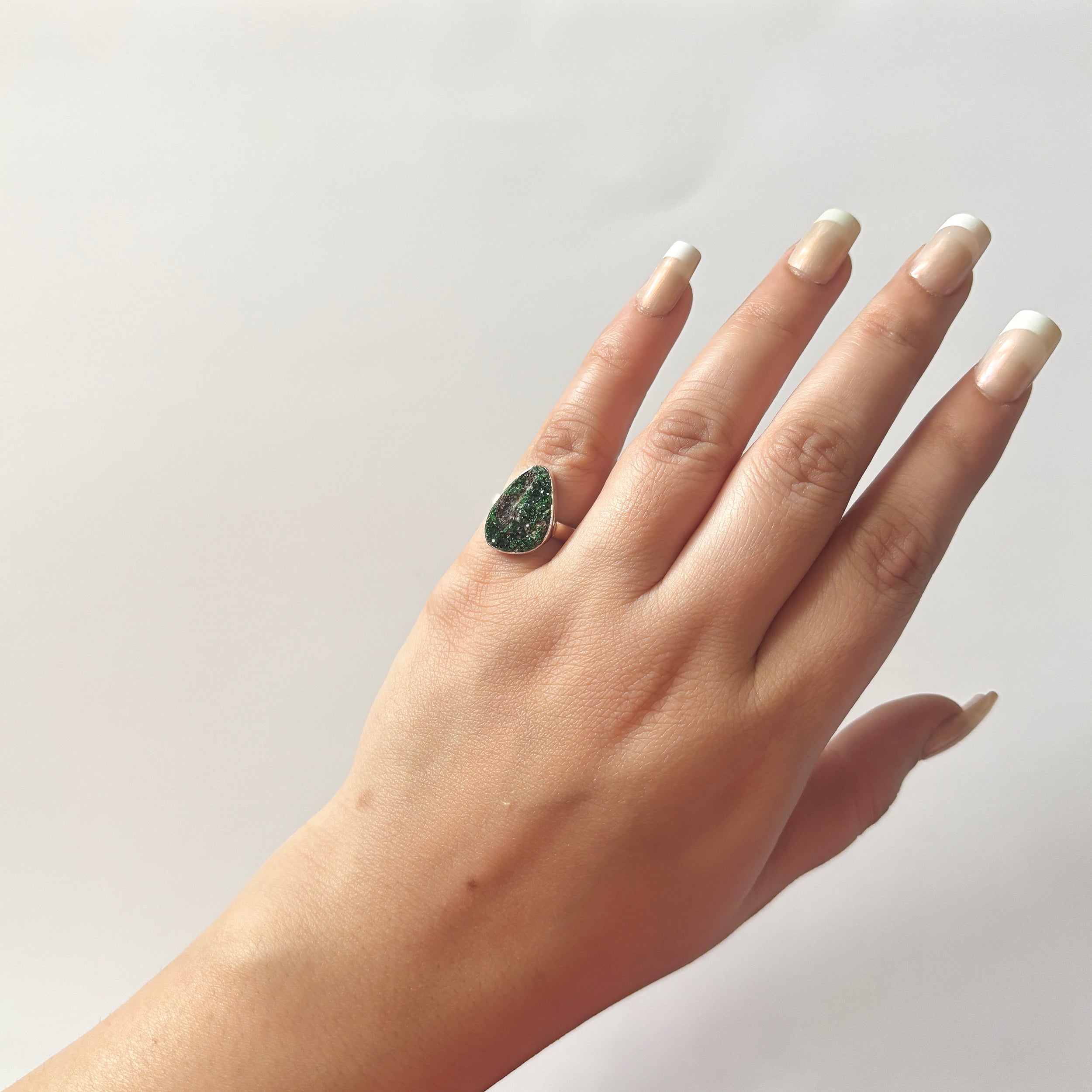 Uvarovite Ring-(UVR-2-81)