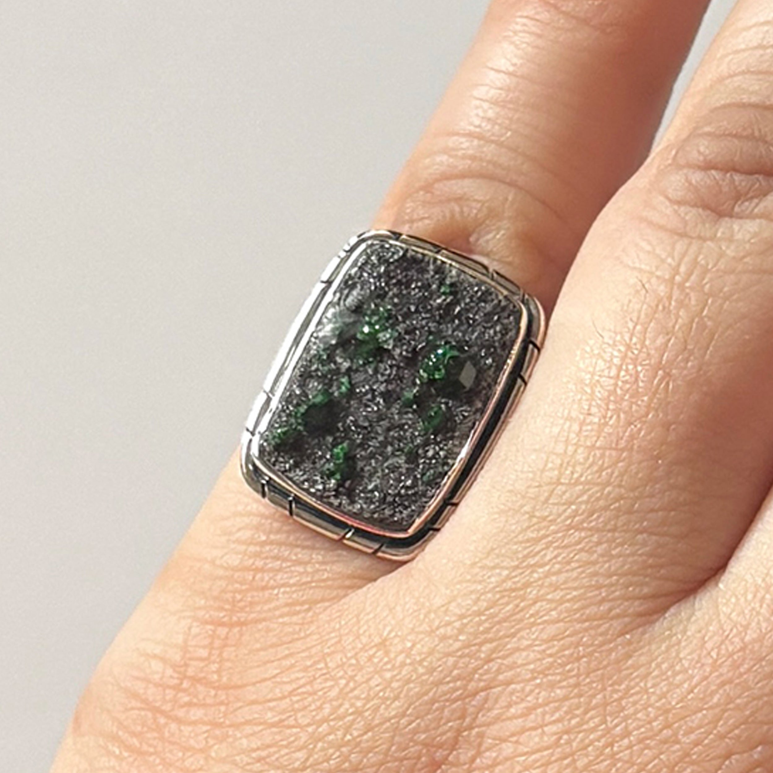 Uvarovite Ring-(UVR-2-87)