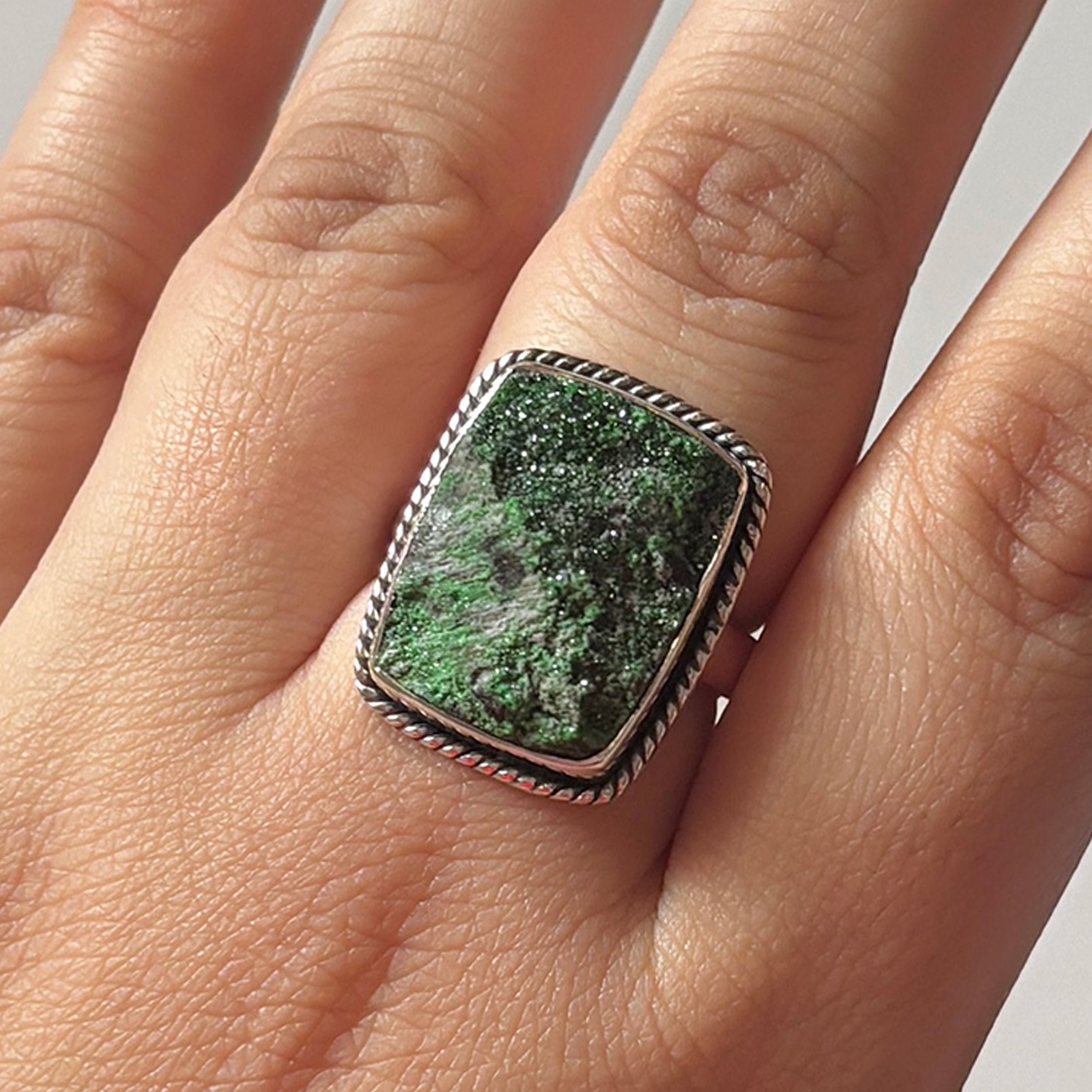 Uvarovite Ring-(UVR-2-88)