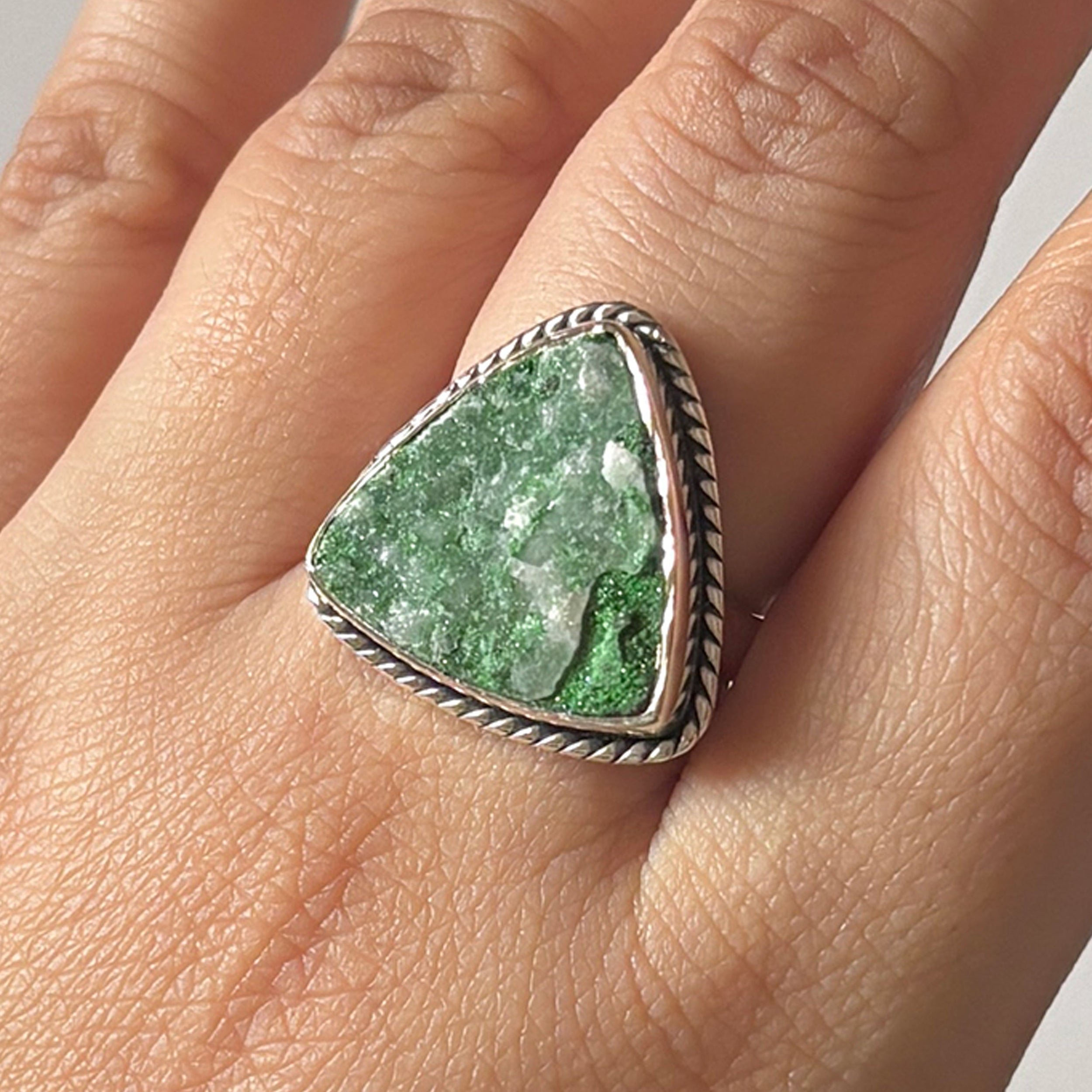 Uvarovite Ring-(UVR-2-9)