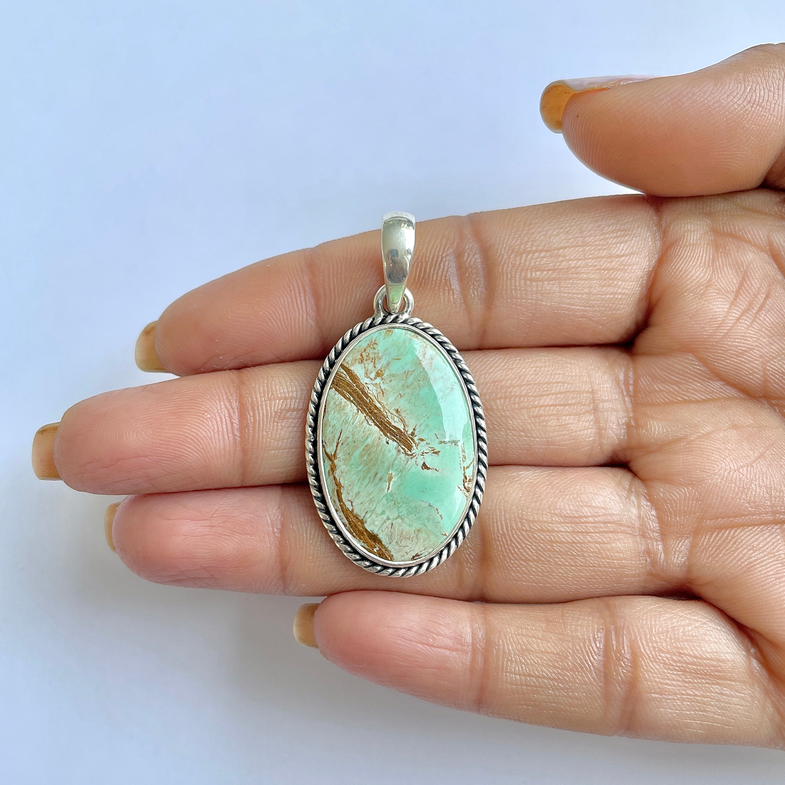 Variscite Pendant-(VRC-1-18)