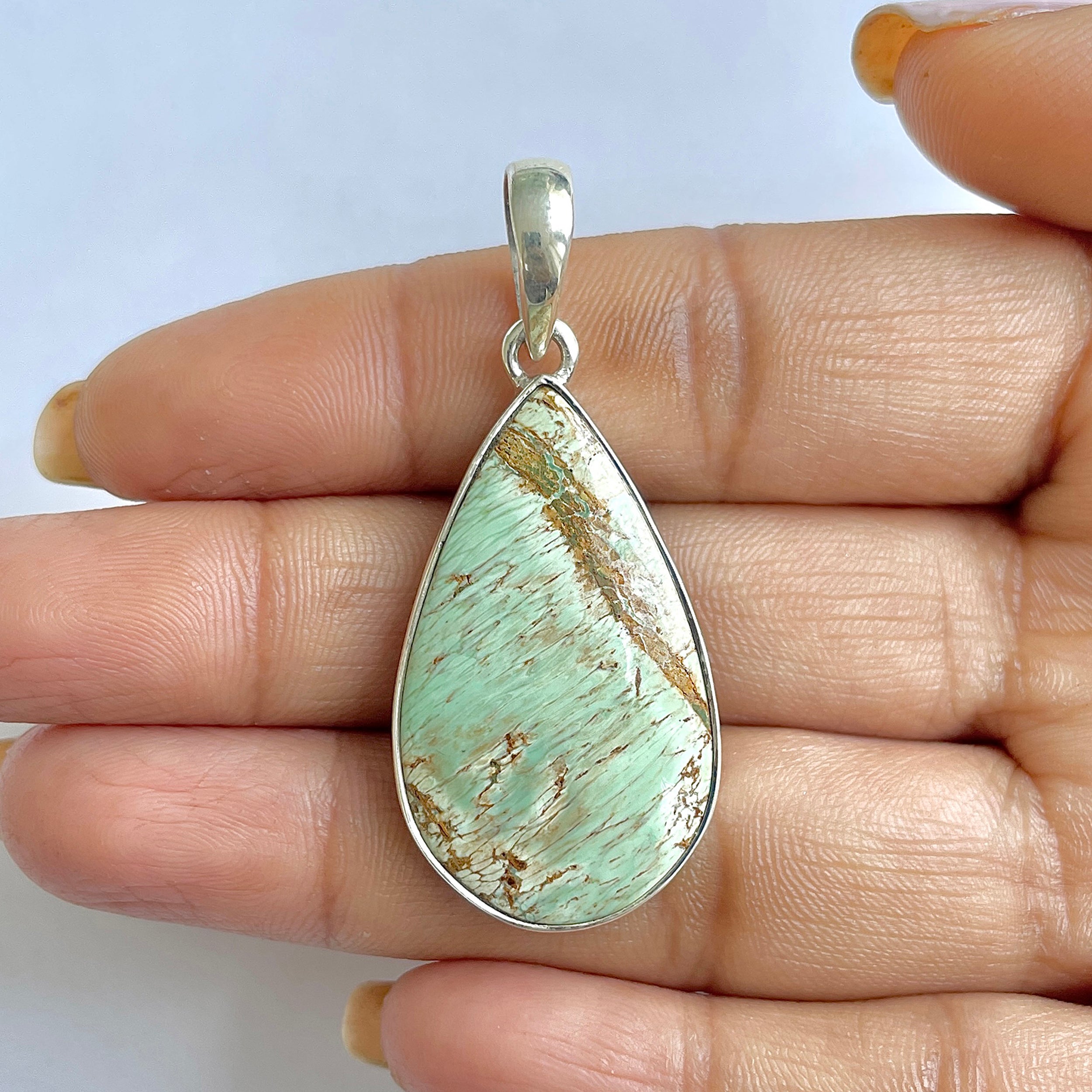 Variscite Pendant-(VRC-1-30)