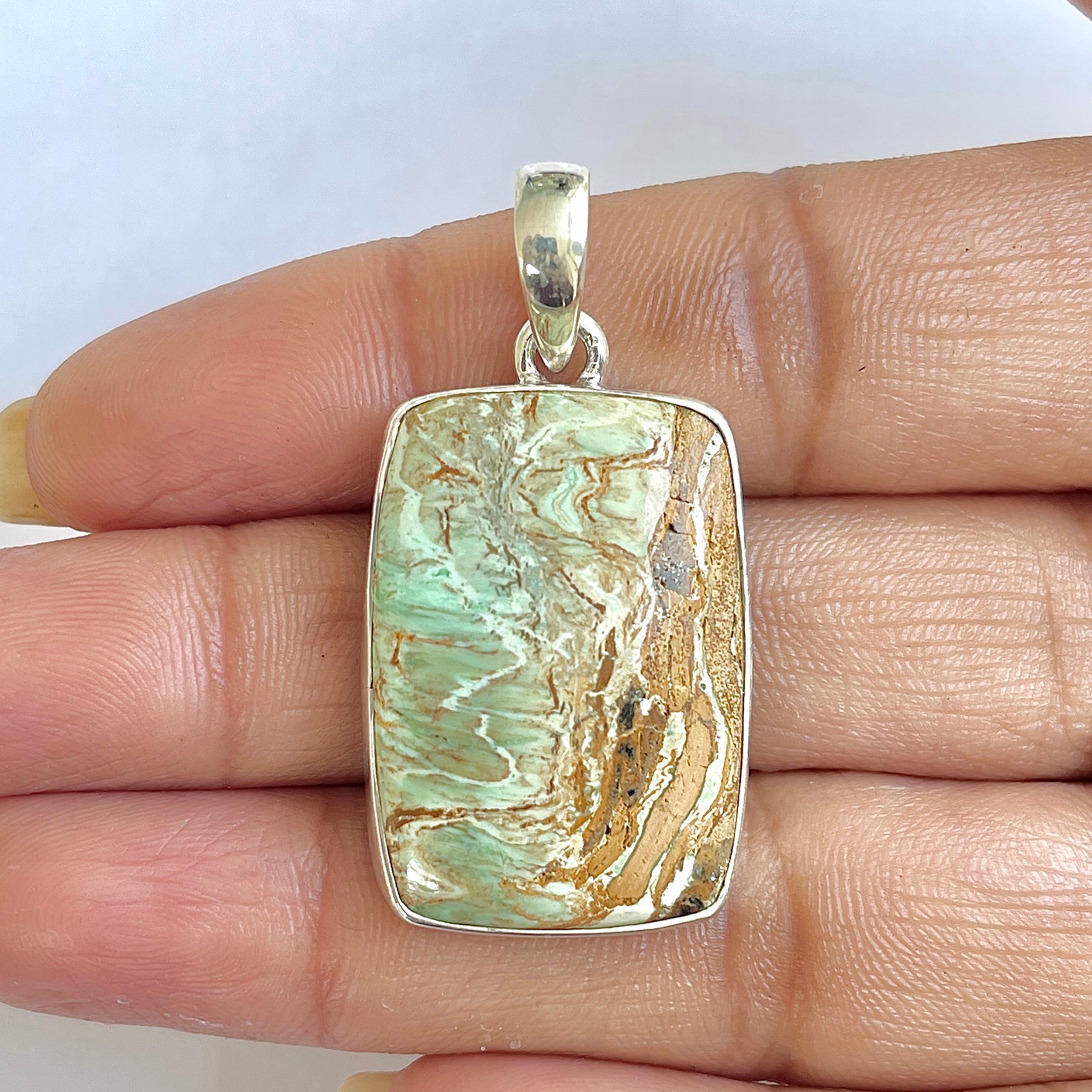 Variscite Pendant-(VRC-1-36)