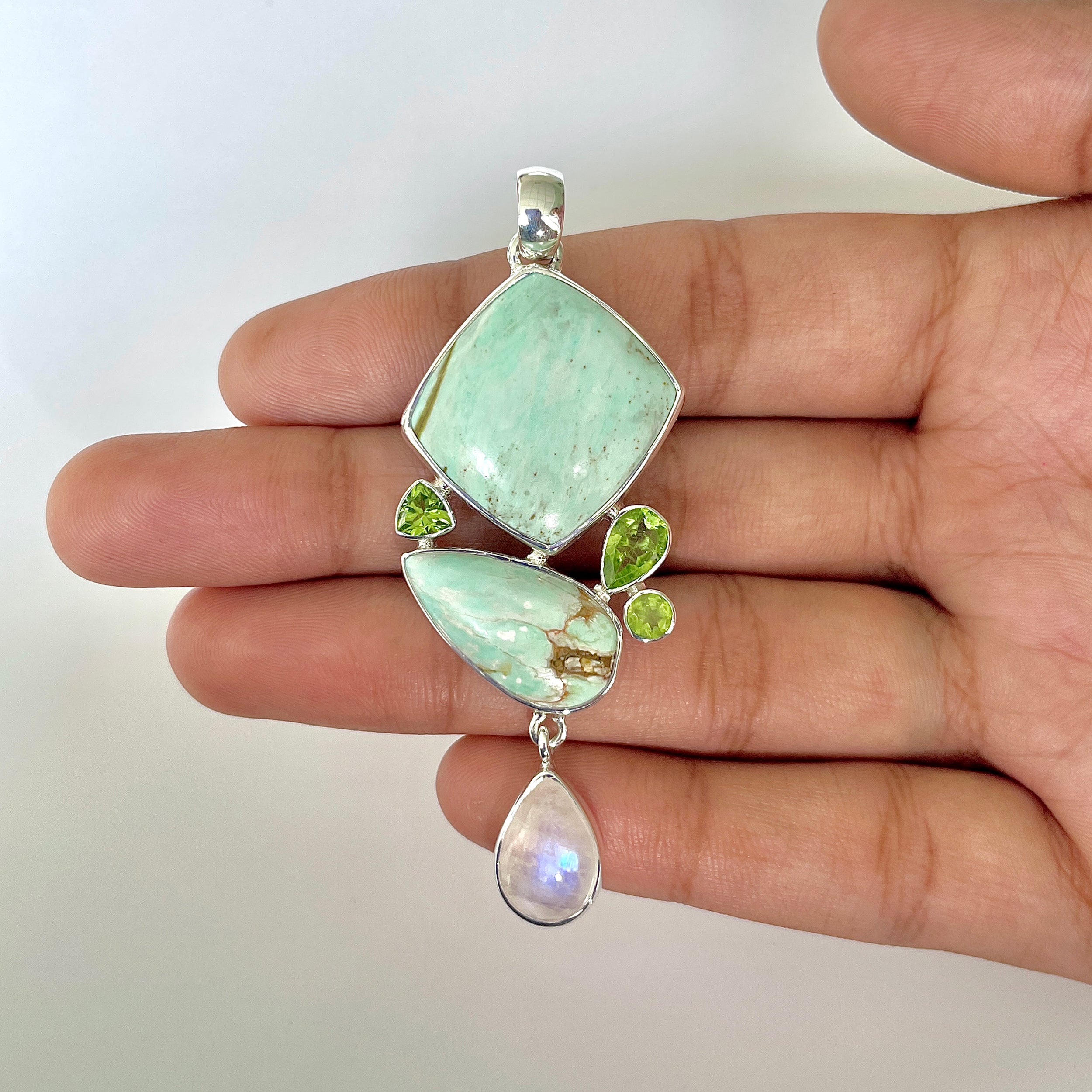 Variscite Pendant-(VRC-1-38)