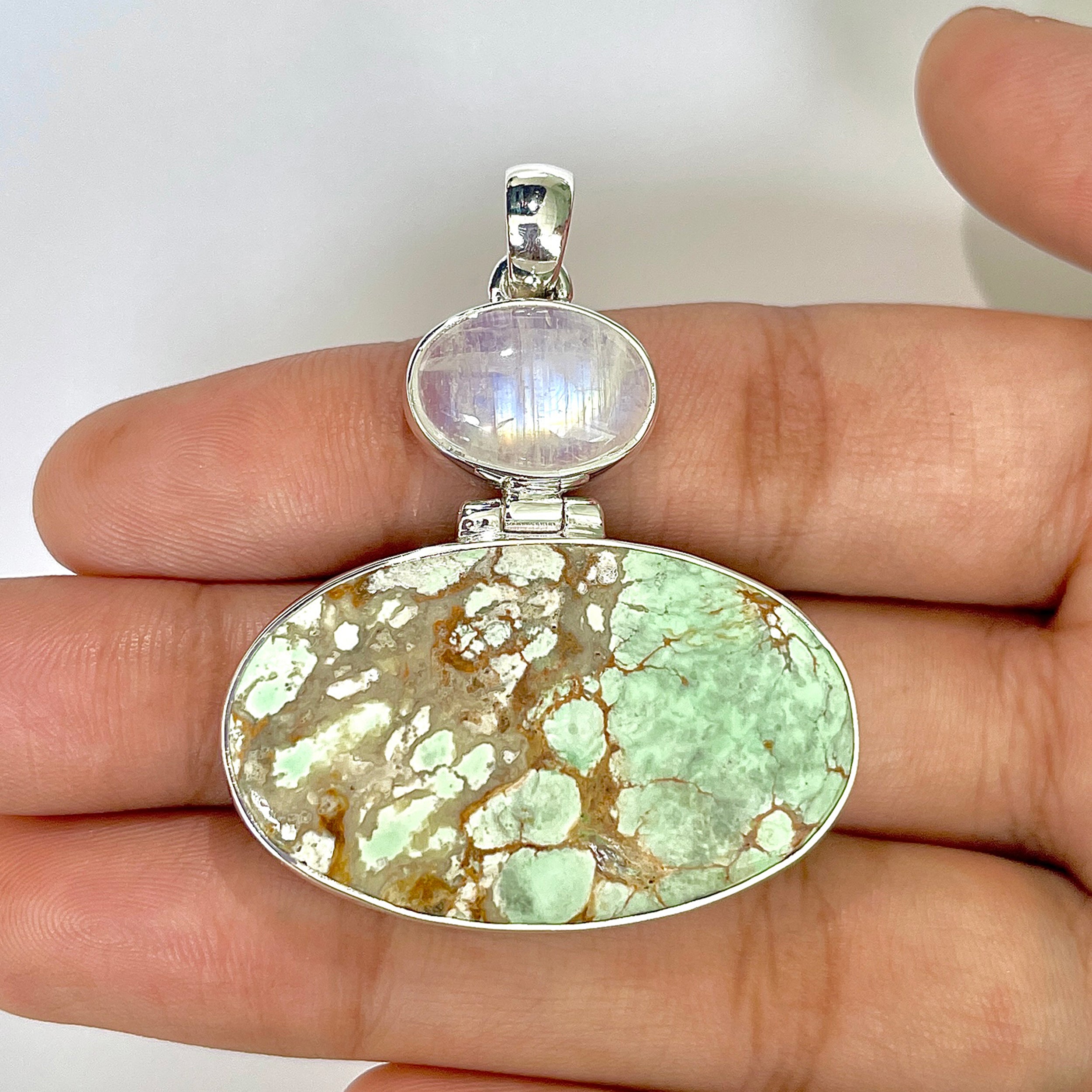 Variscite Pendant-(VRC-1-49)