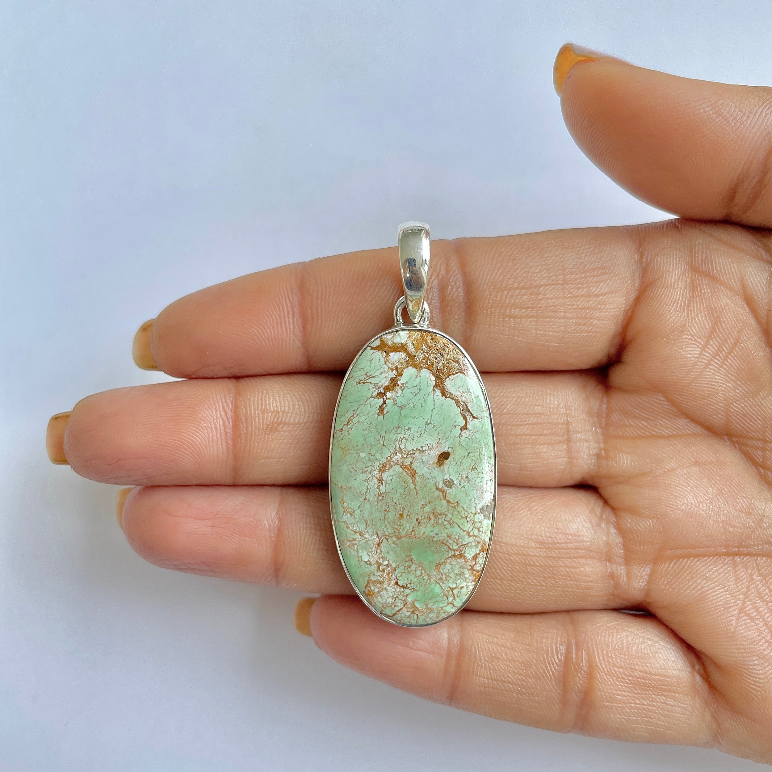 Variscite Pendant-(VRC-1-54)