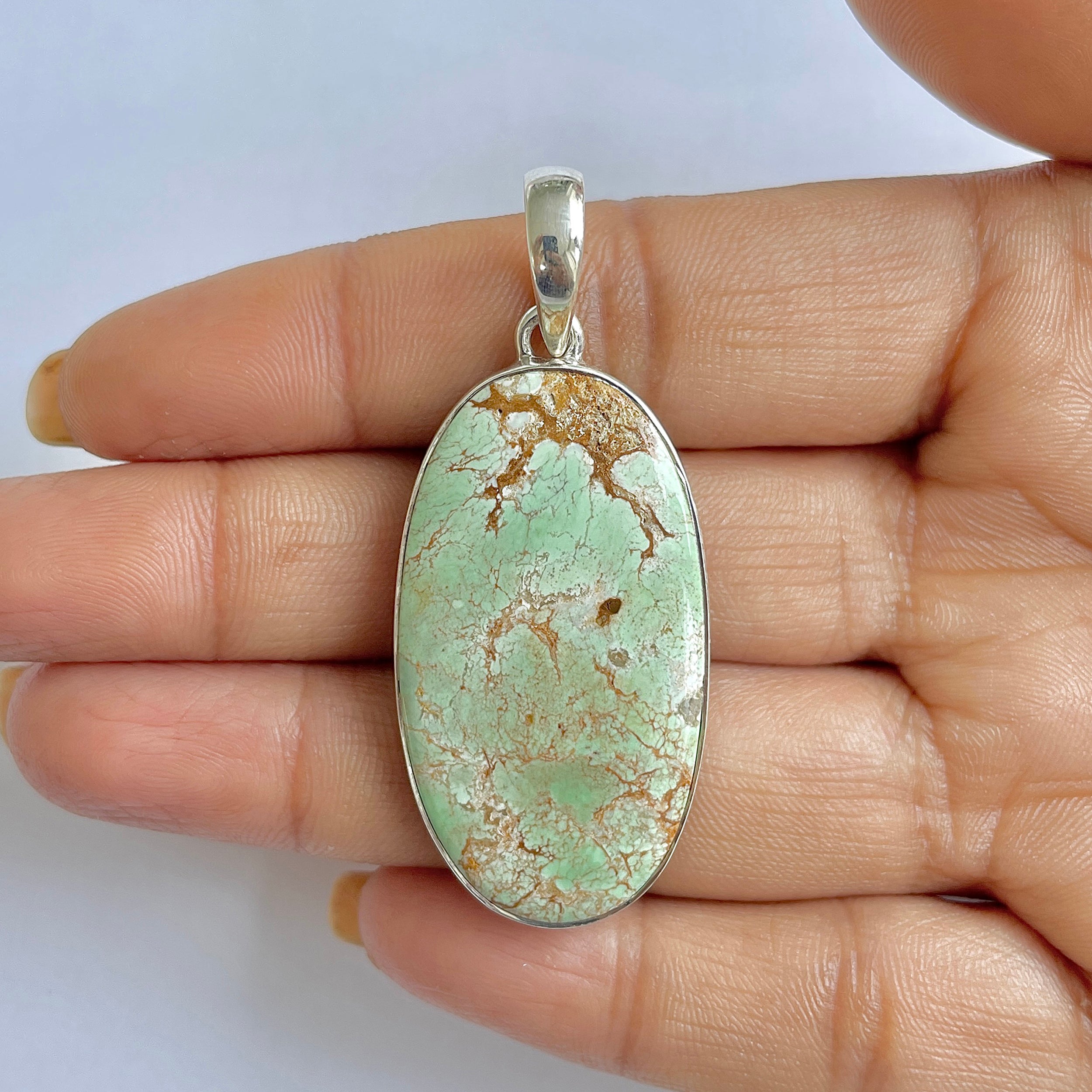Variscite Pendant-(VRC-1-54)