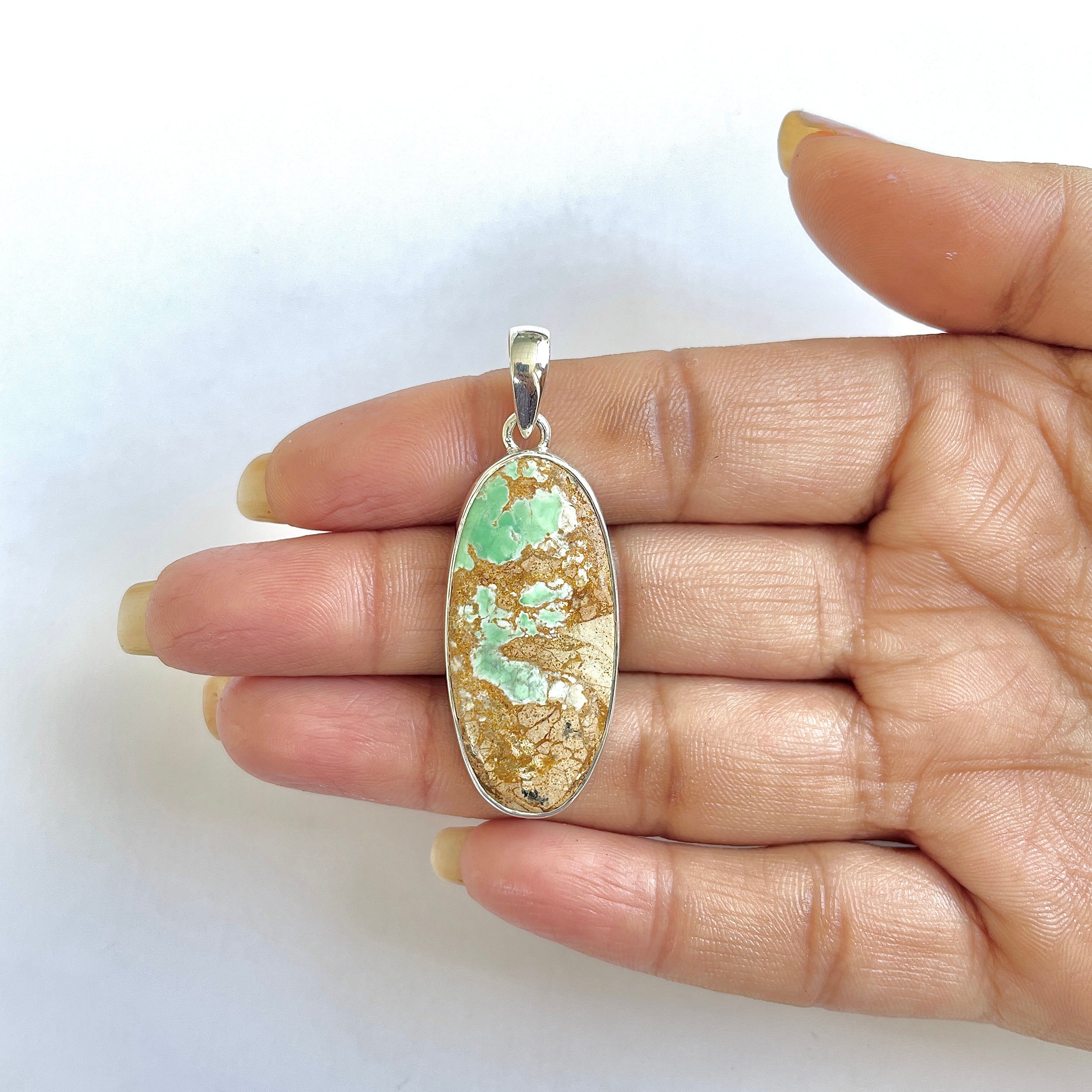 Variscite Pendant-(VRC-1-56)