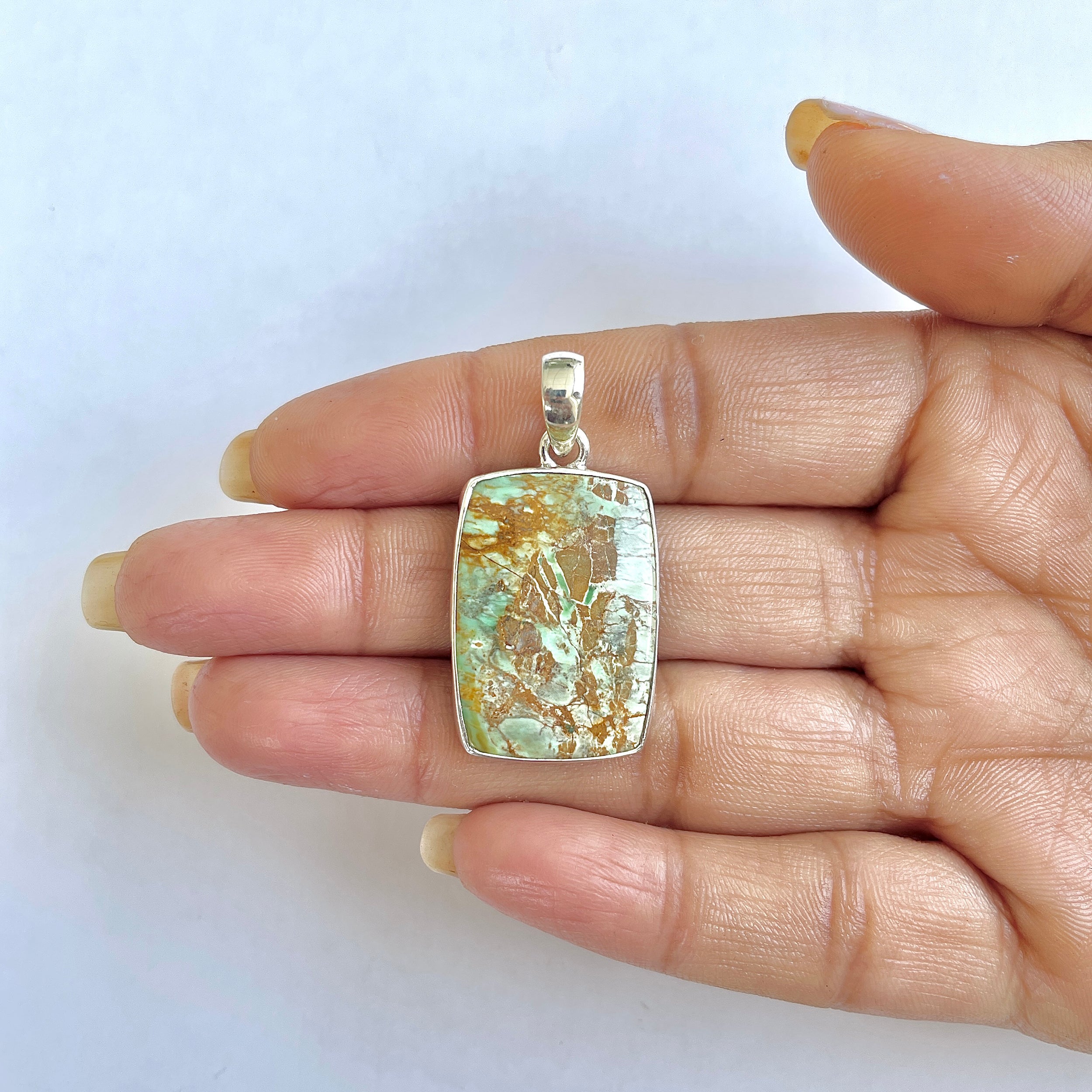 Variscite Pendant-(VRC-1-60)