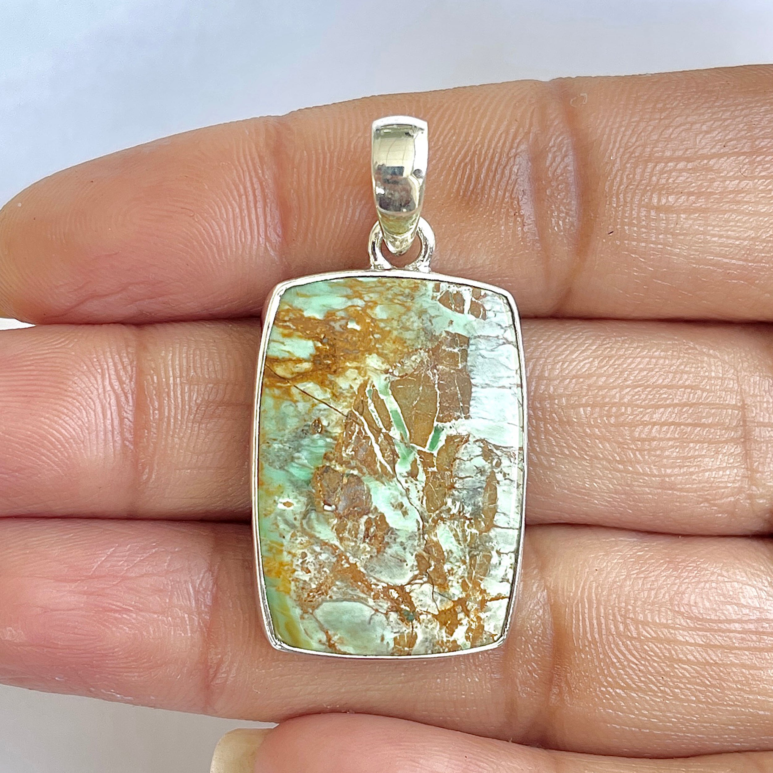 Variscite Pendant-(VRC-1-60)
