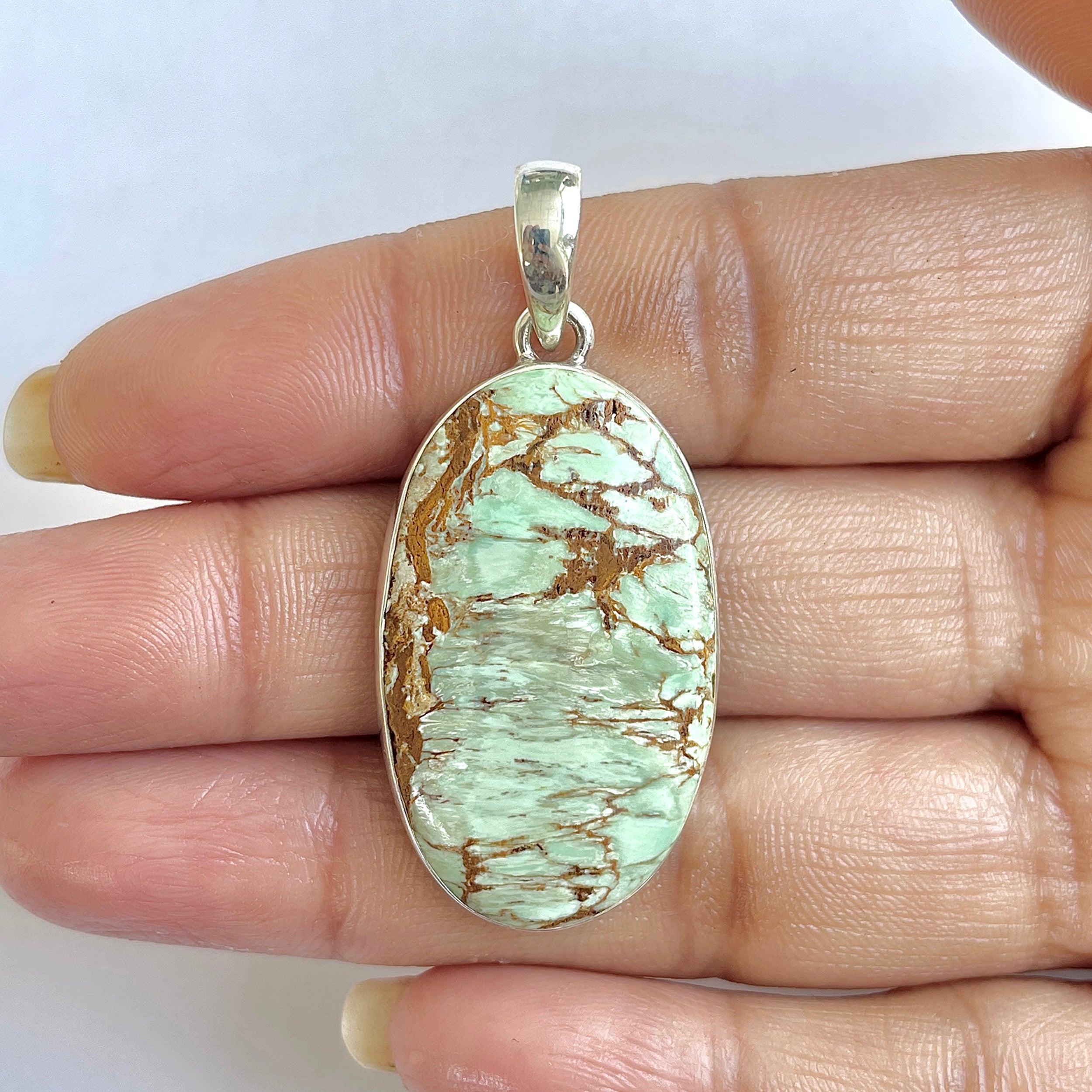 Variscite Pendant-(VRC-1-61)