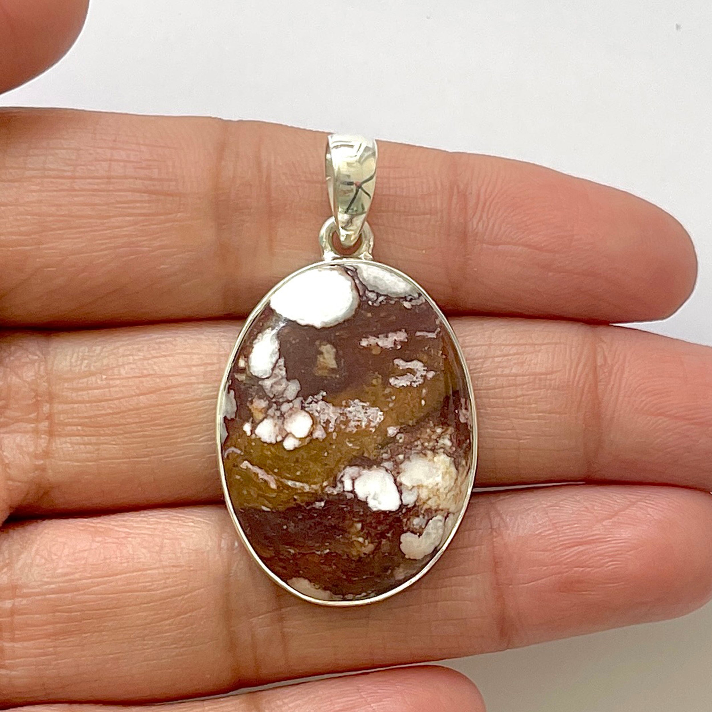 Wild Horse Jasper Pendant-(WOJ-1-15)