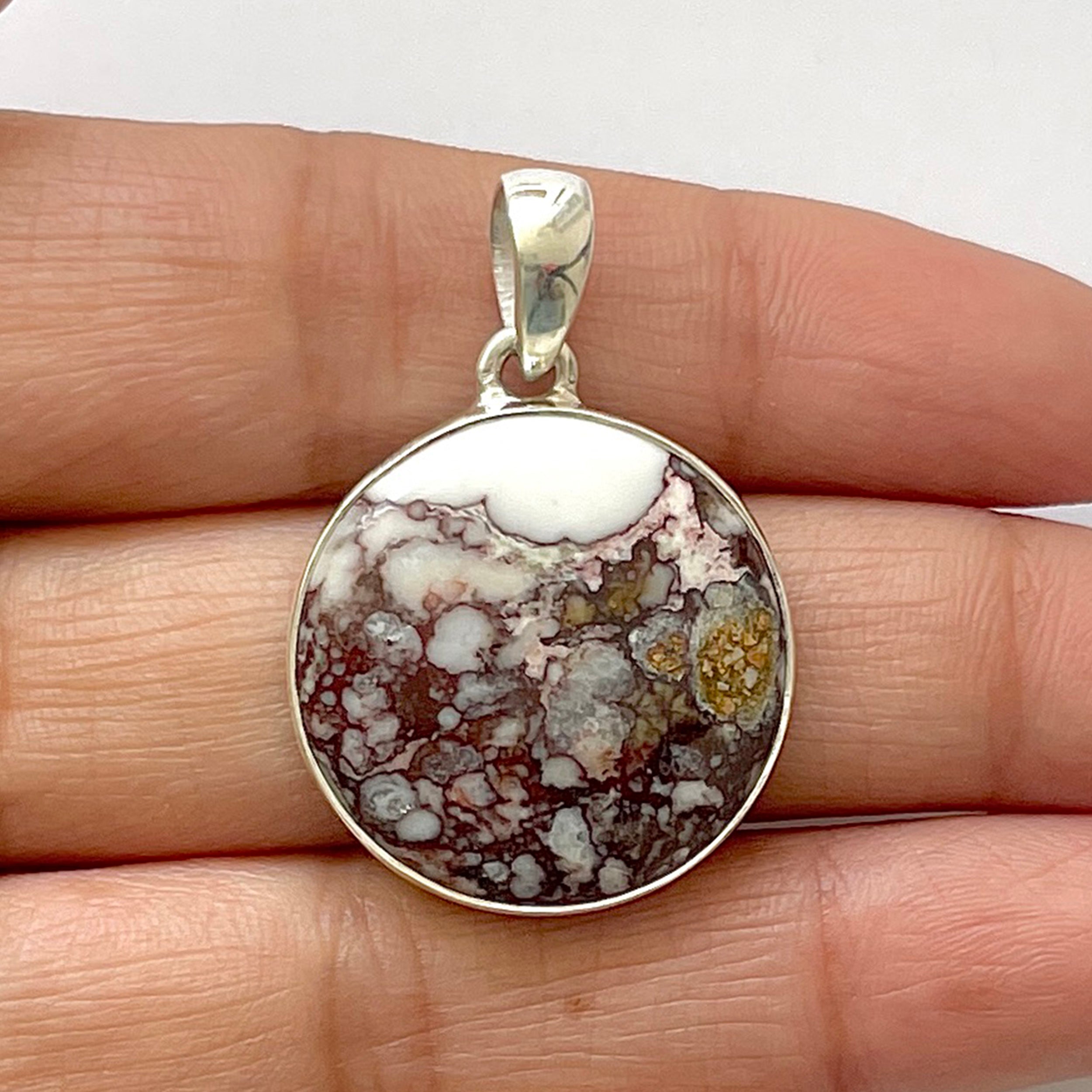 Wild Horse Jasper Pendant-(WOJ-1-17)