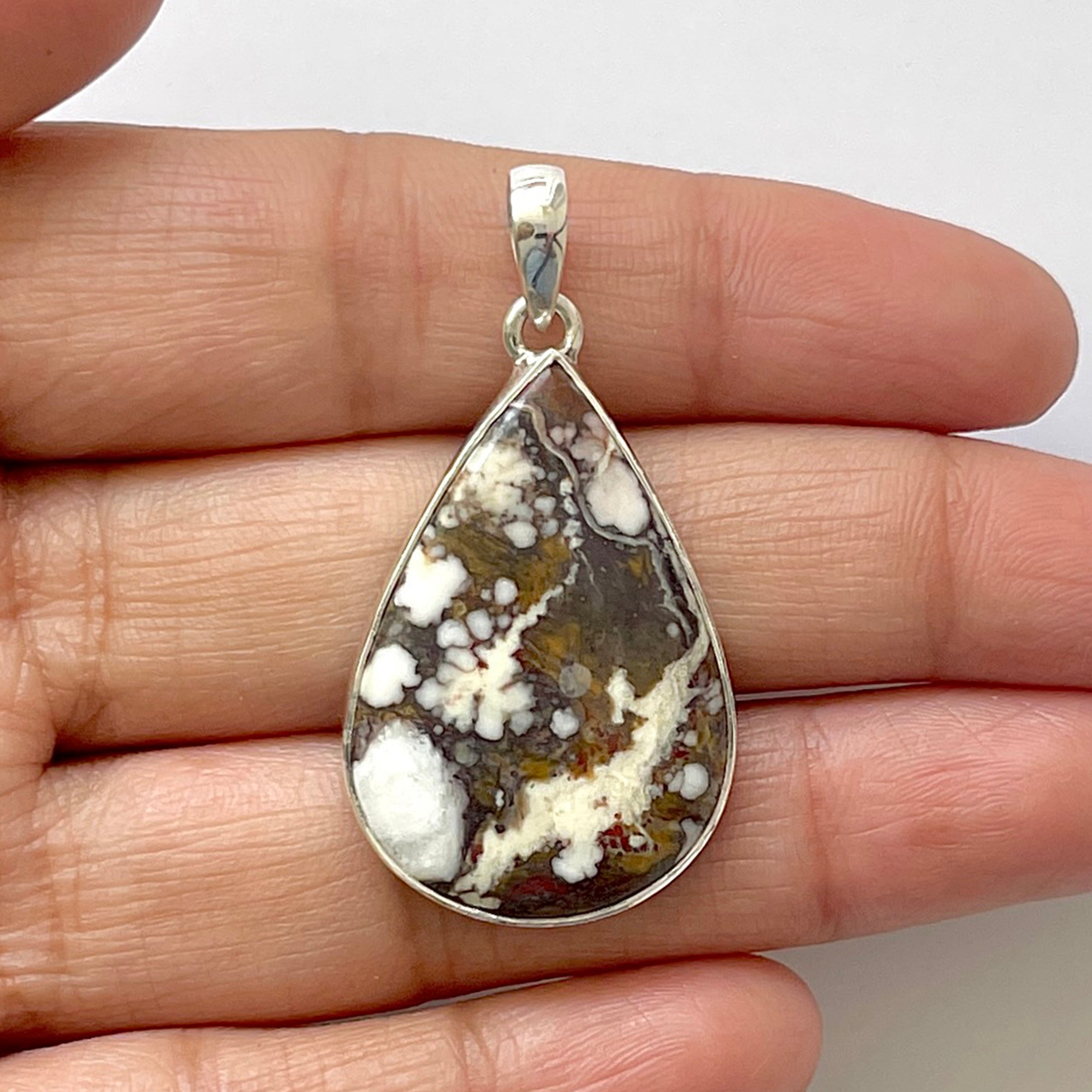 Wild Horse Jasper Pendant-(WOJ-1-22)