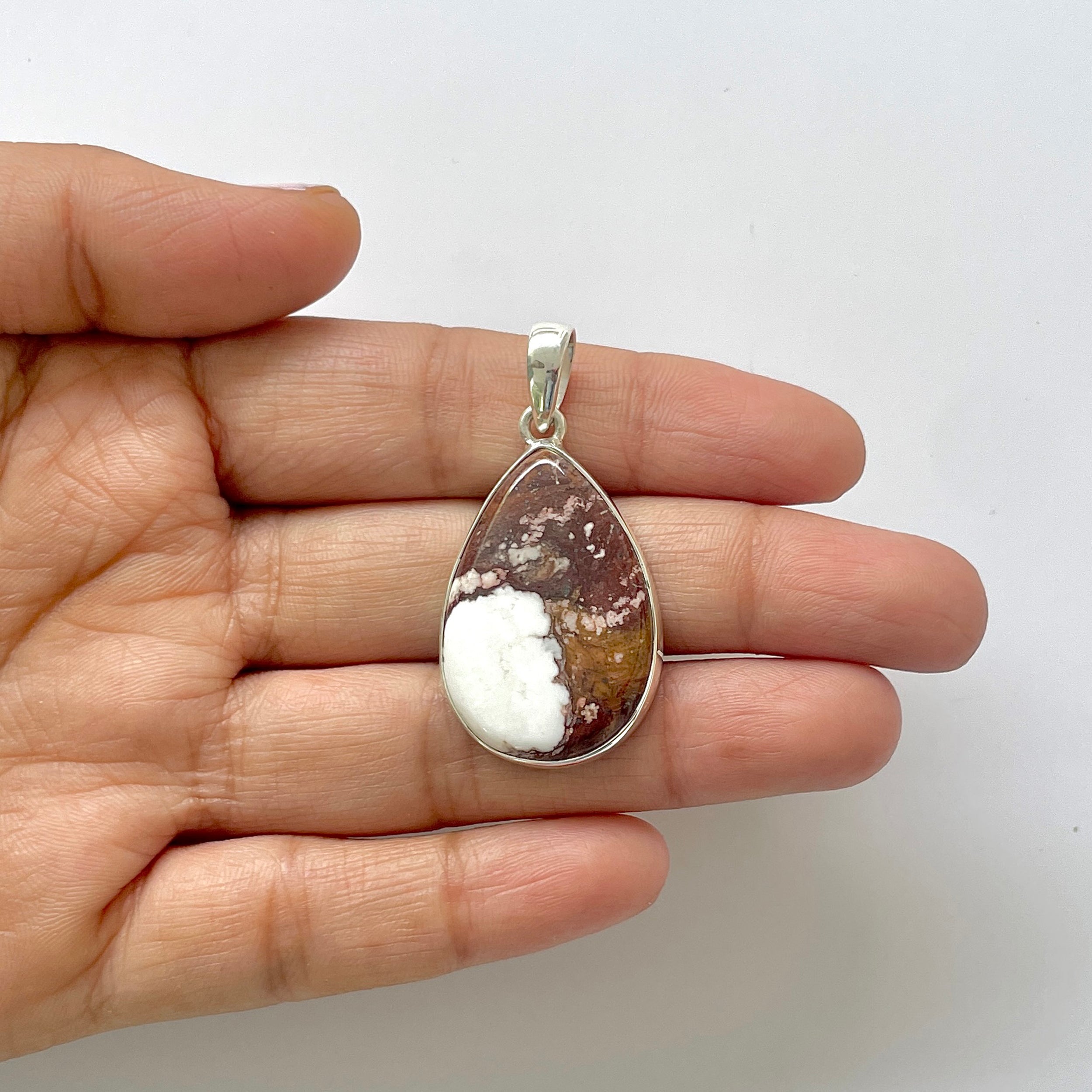 Wild Horse Jasper Pendant-(WOJ-1-24)