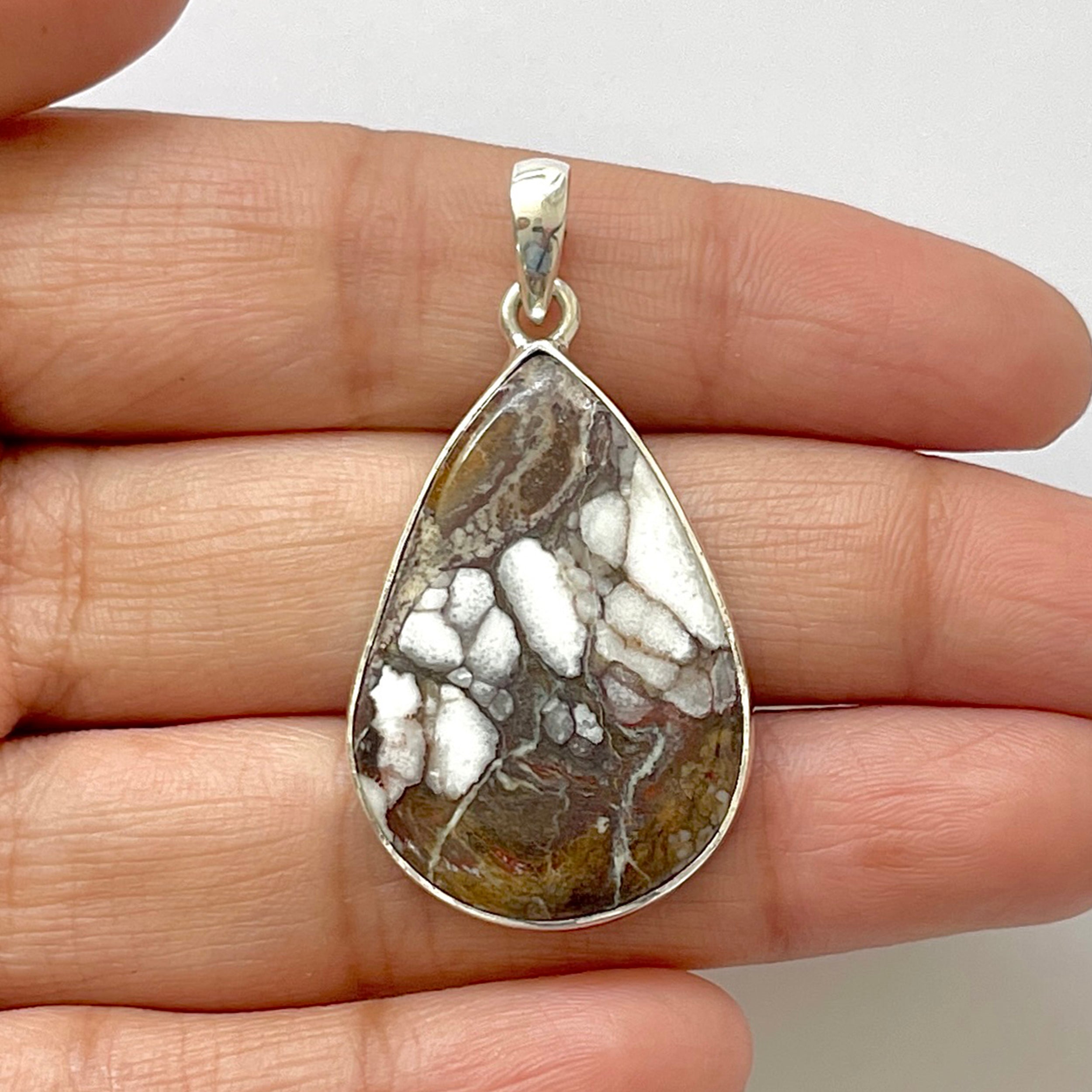 Wild Horse Jasper Pendant-(WOJ-1-26)