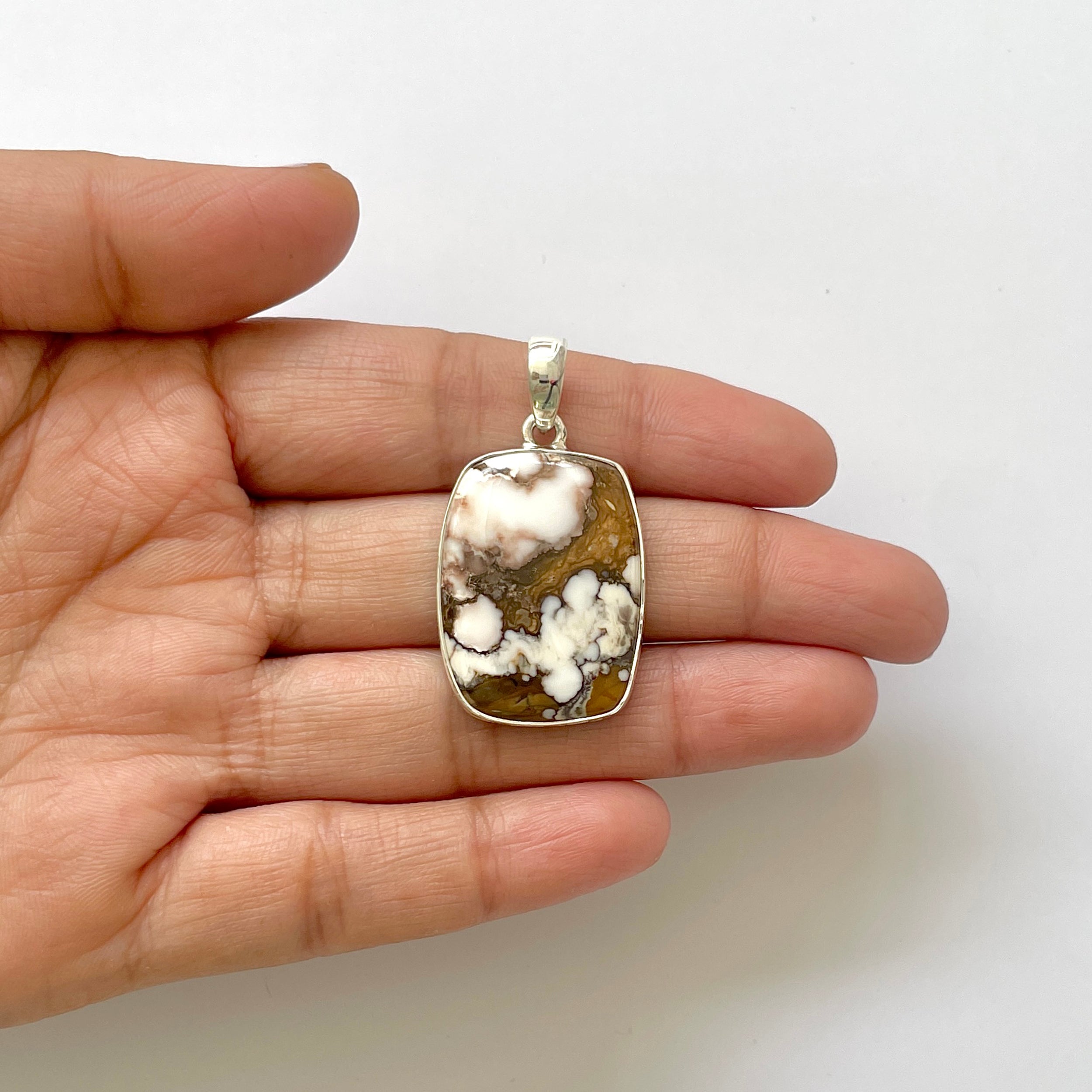 Wild Horse Jasper Pendant-(WOJ-1-35)