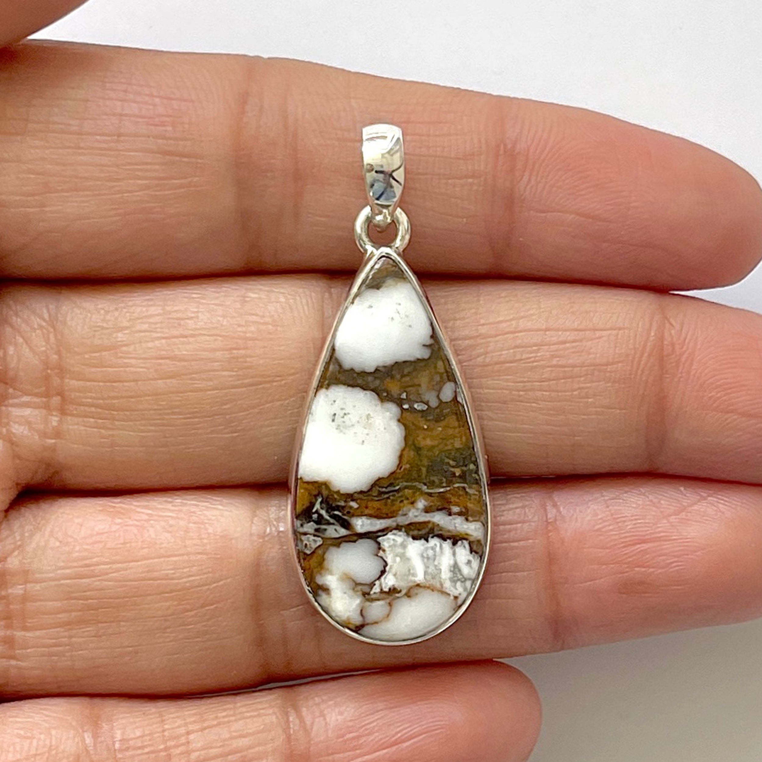 Wild Horse Jasper Pendant-(WOJ-1-45)