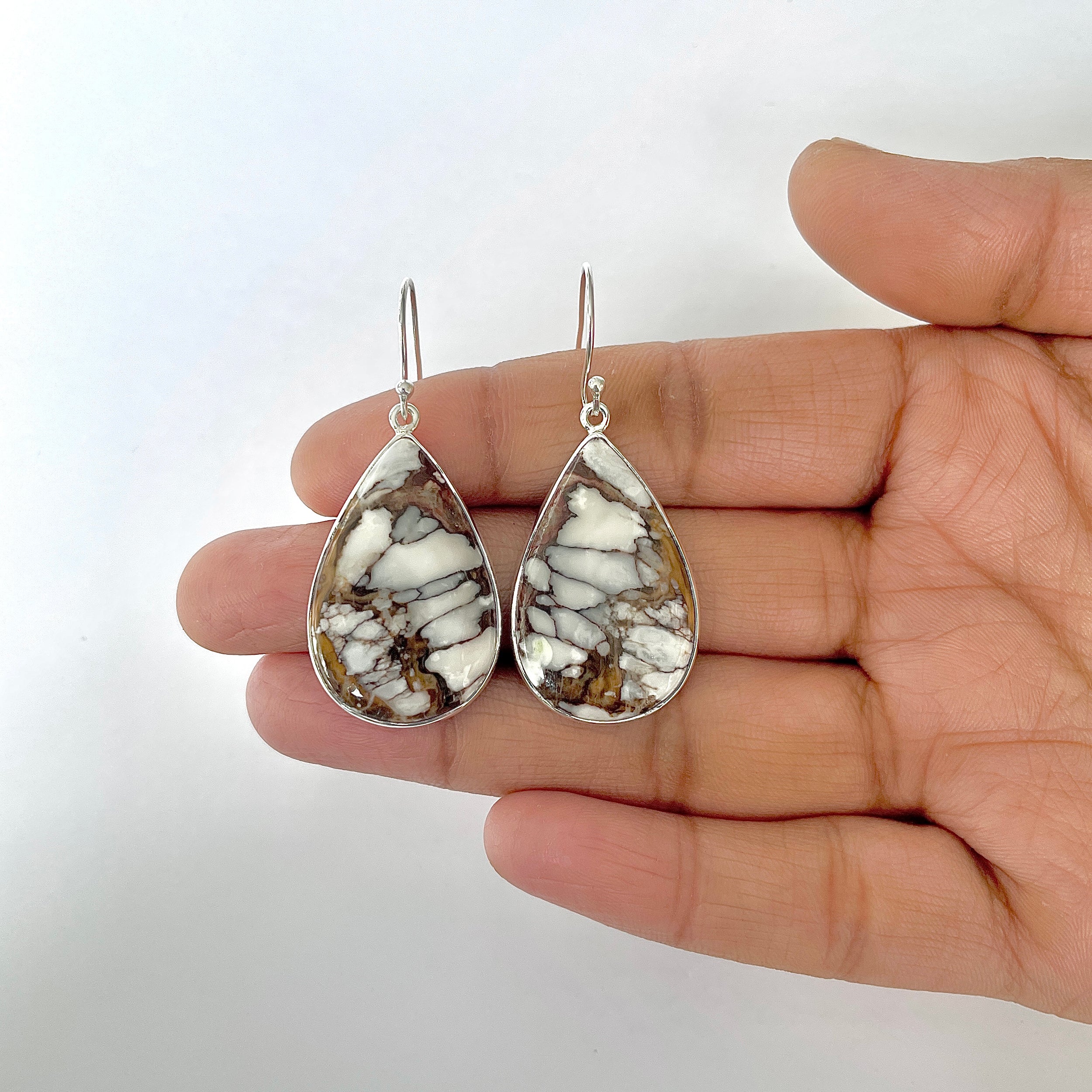 Wild Horse Jasper Earring-(WOJ-3-1)