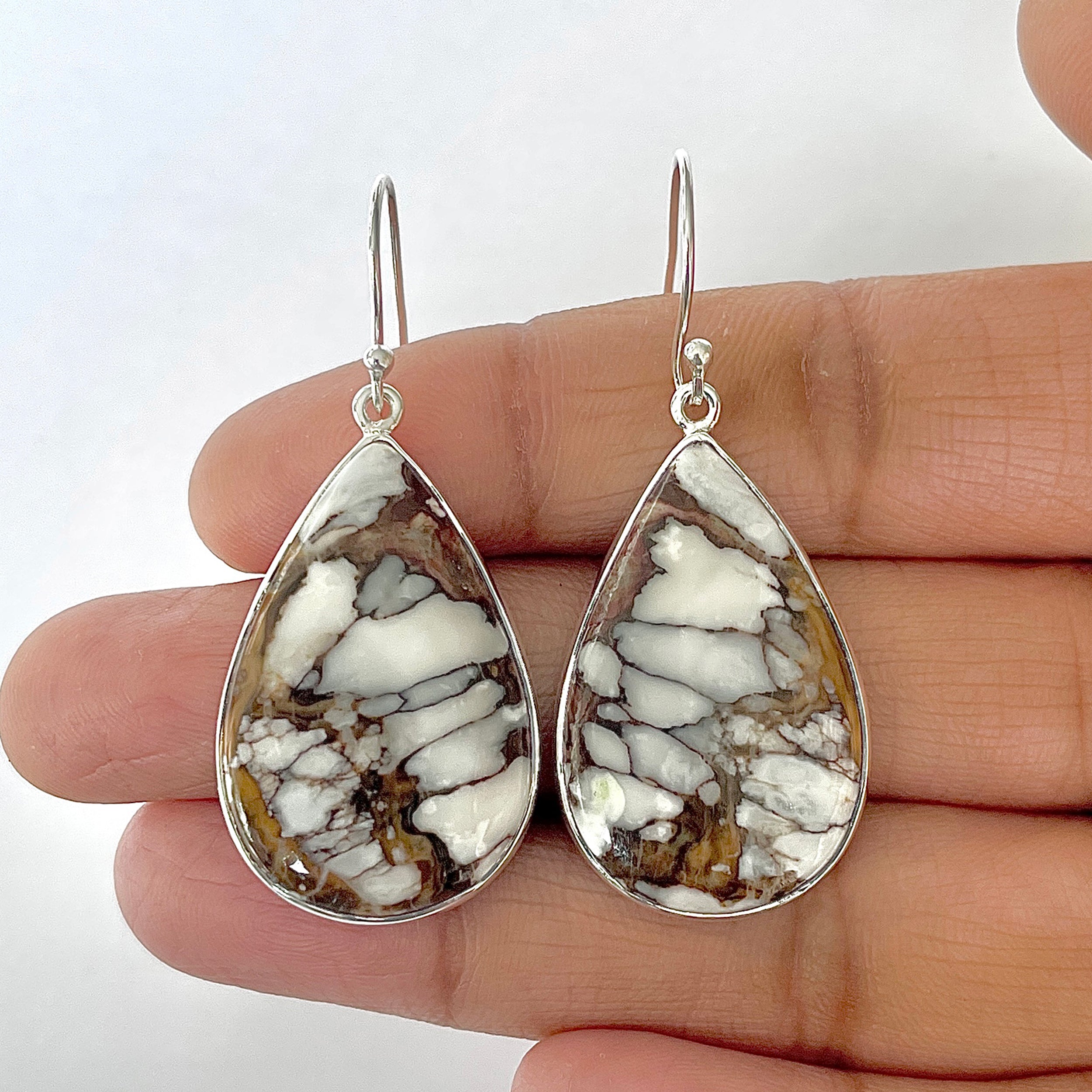 Wild Horse Jasper Earring-(WOJ-3-1)