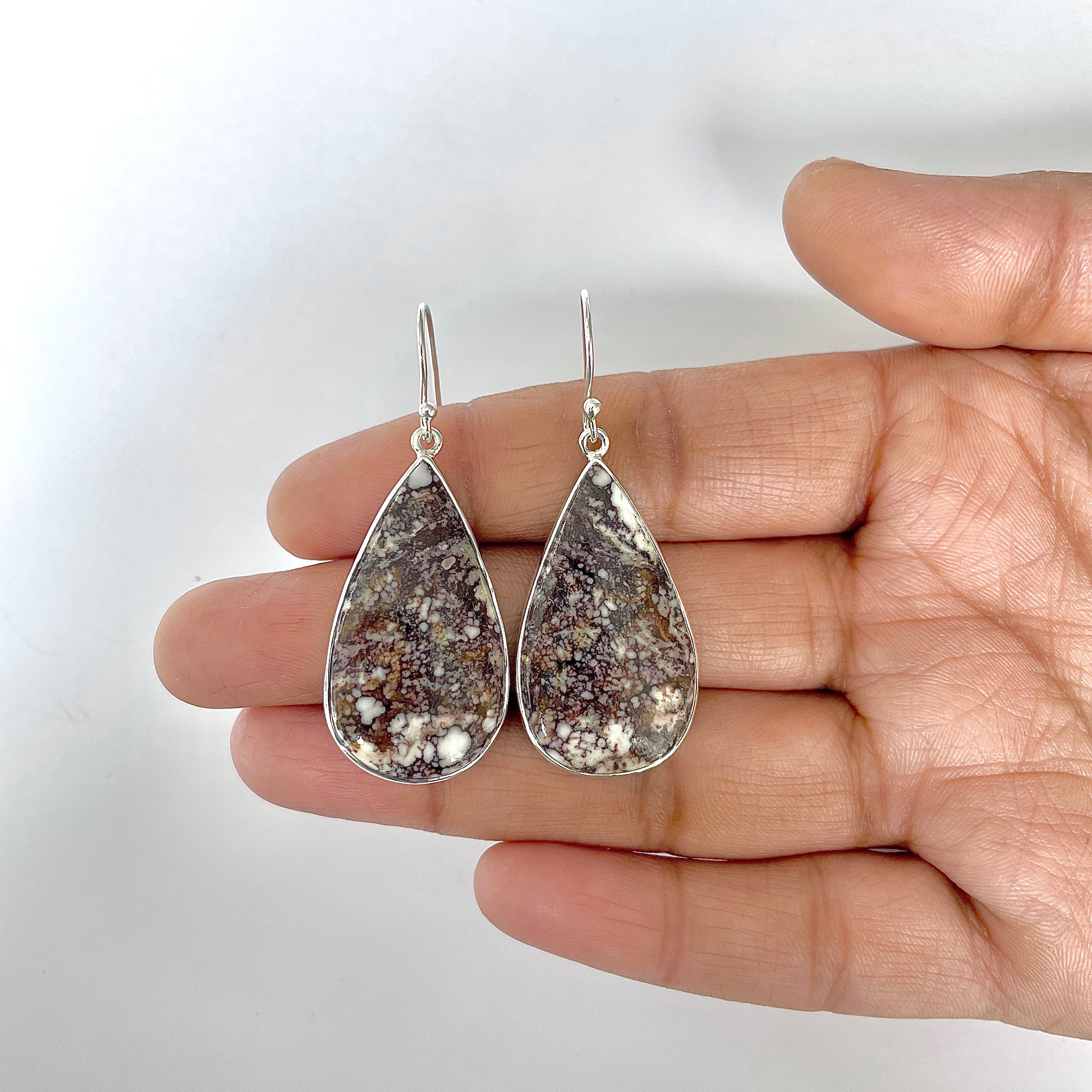 Wild Horse Jasper Earring-(WOJ-3-11)